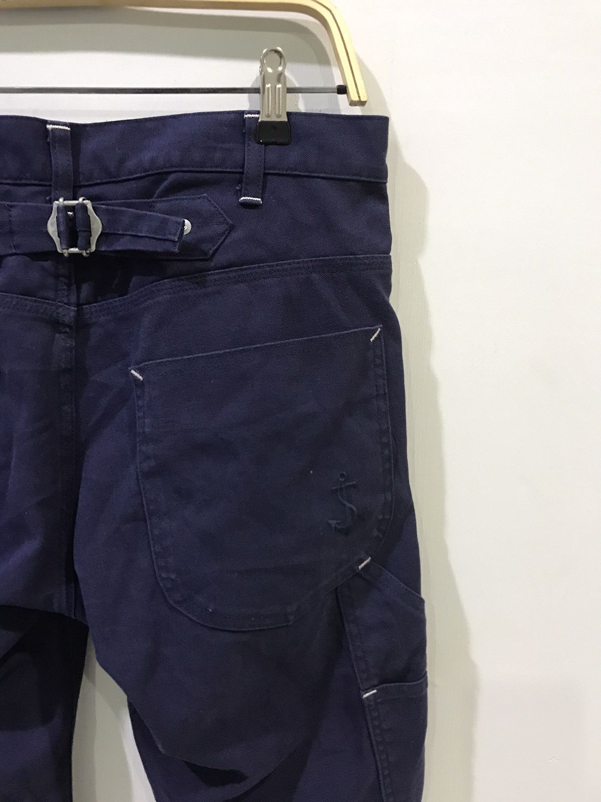 Indigo × Other Unbranded Japan Made USN Cropped Carpenter Duck Canvas Pant Size US 32 / EU 48 - 9 Thumbnail