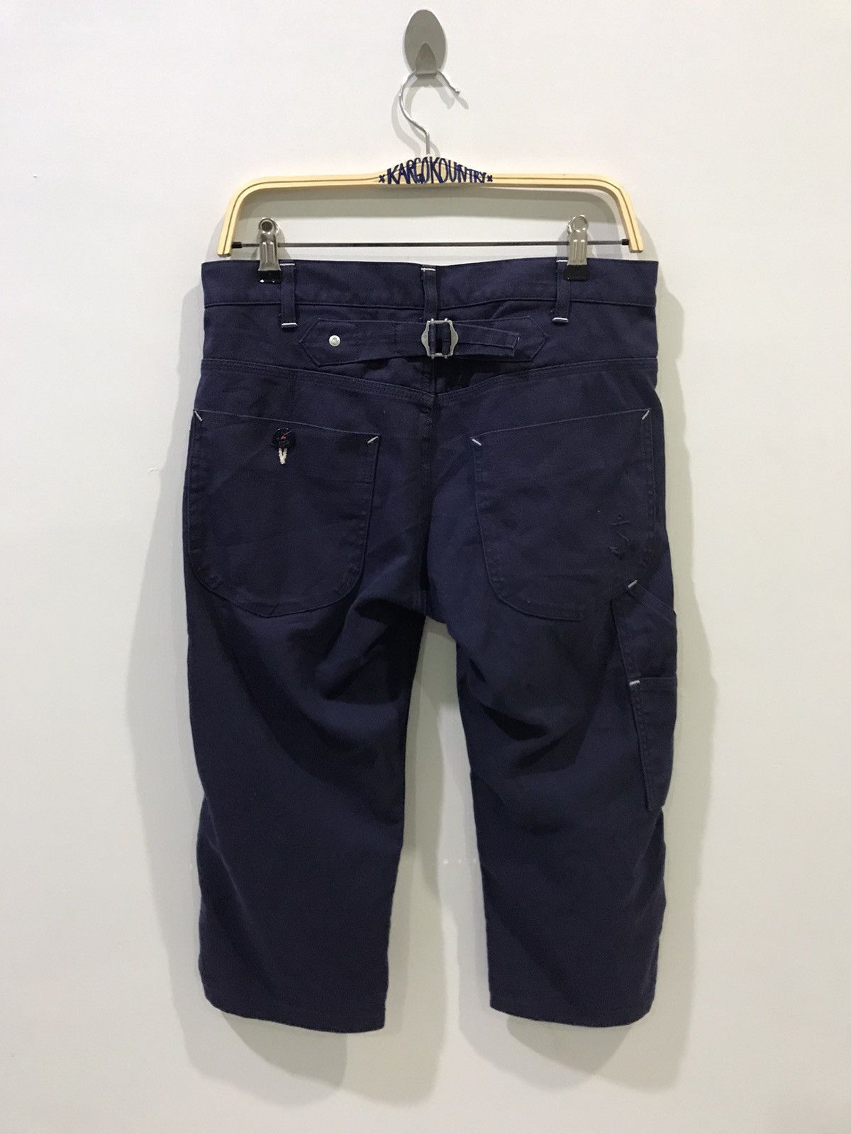 Indigo × Other Unbranded Japan Made USN Cropped Carpenter Duck Canvas Pant Size US 32 / EU 48 - 8 Thumbnail