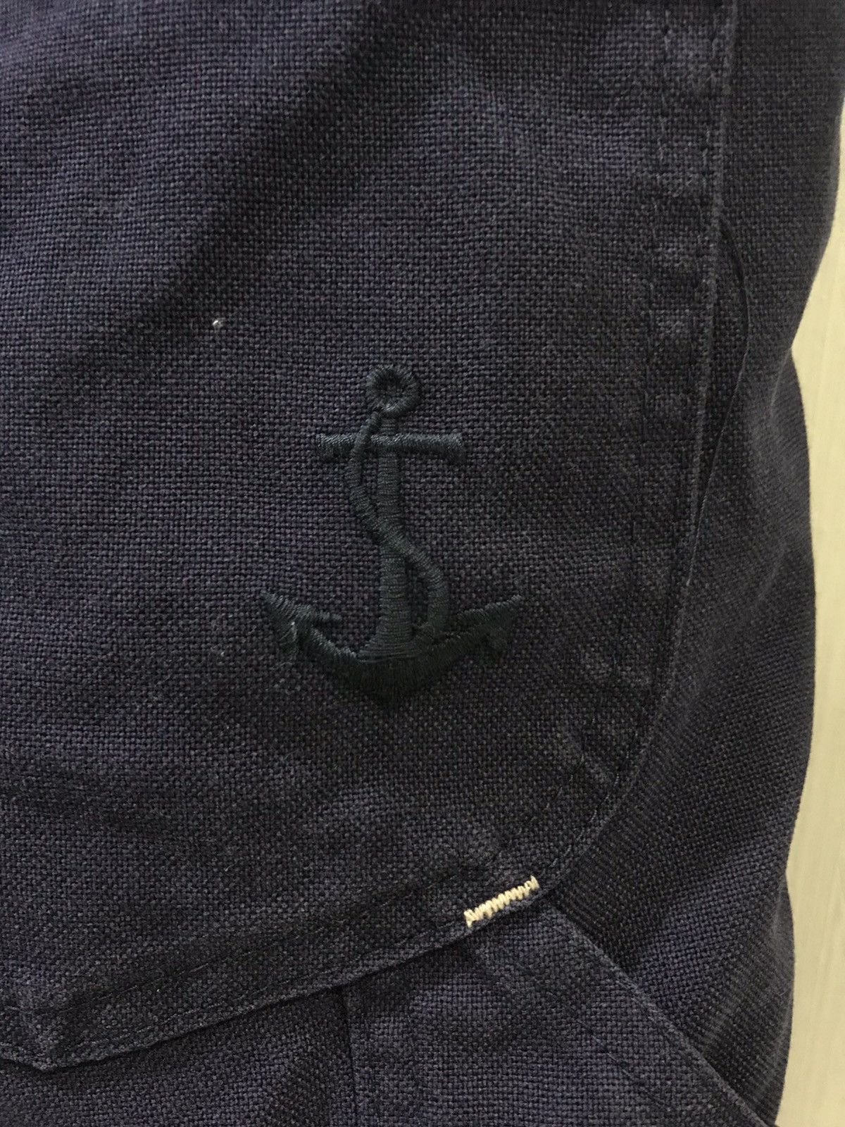 Indigo × Other Unbranded Japan Made USN Cropped Carpenter Duck Canvas Pant Size US 32 / EU 48 - 13 Thumbnail