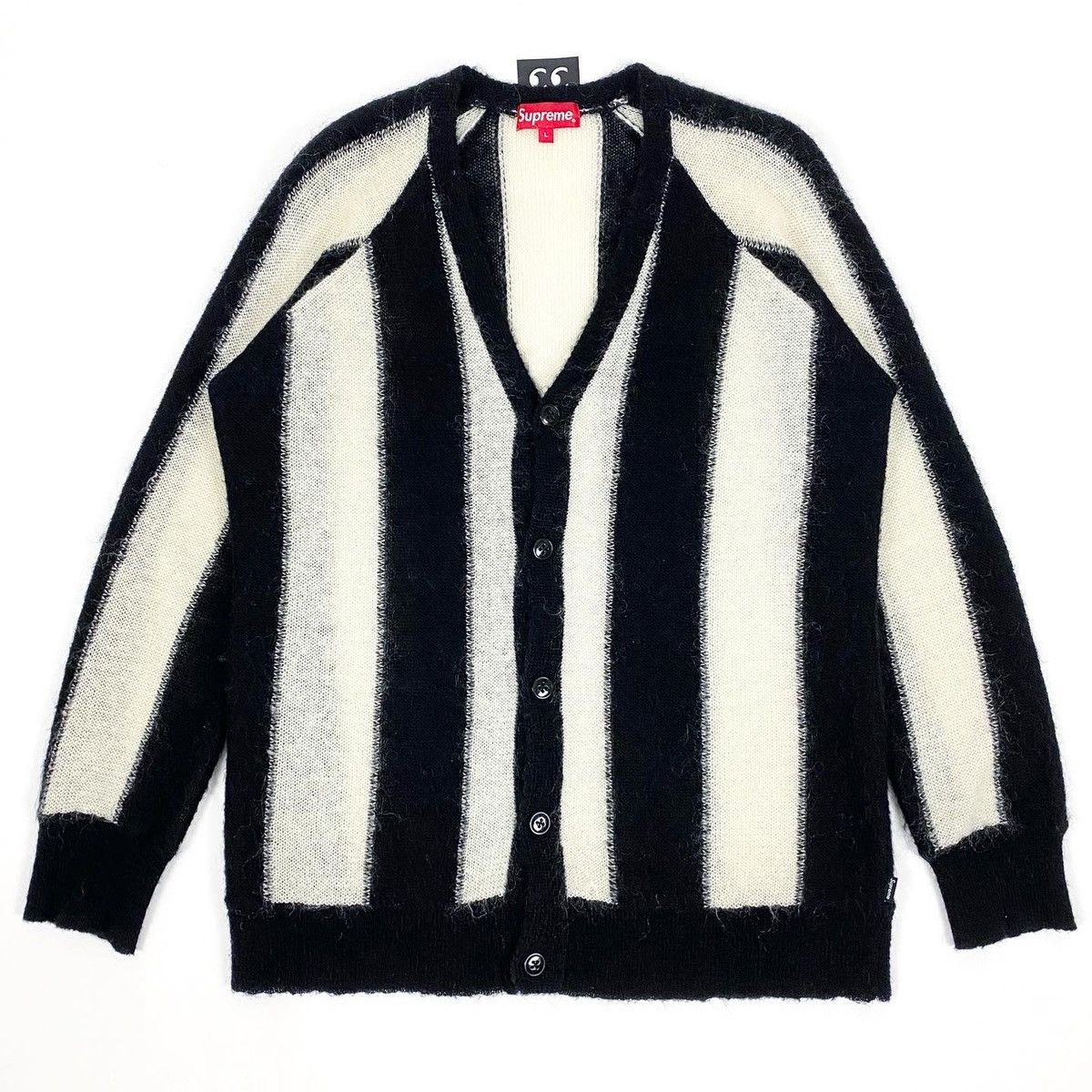 トップス Supreme striped mohair cardigan L Supreme Abstract Stripe Cardigan (FW22) - $198