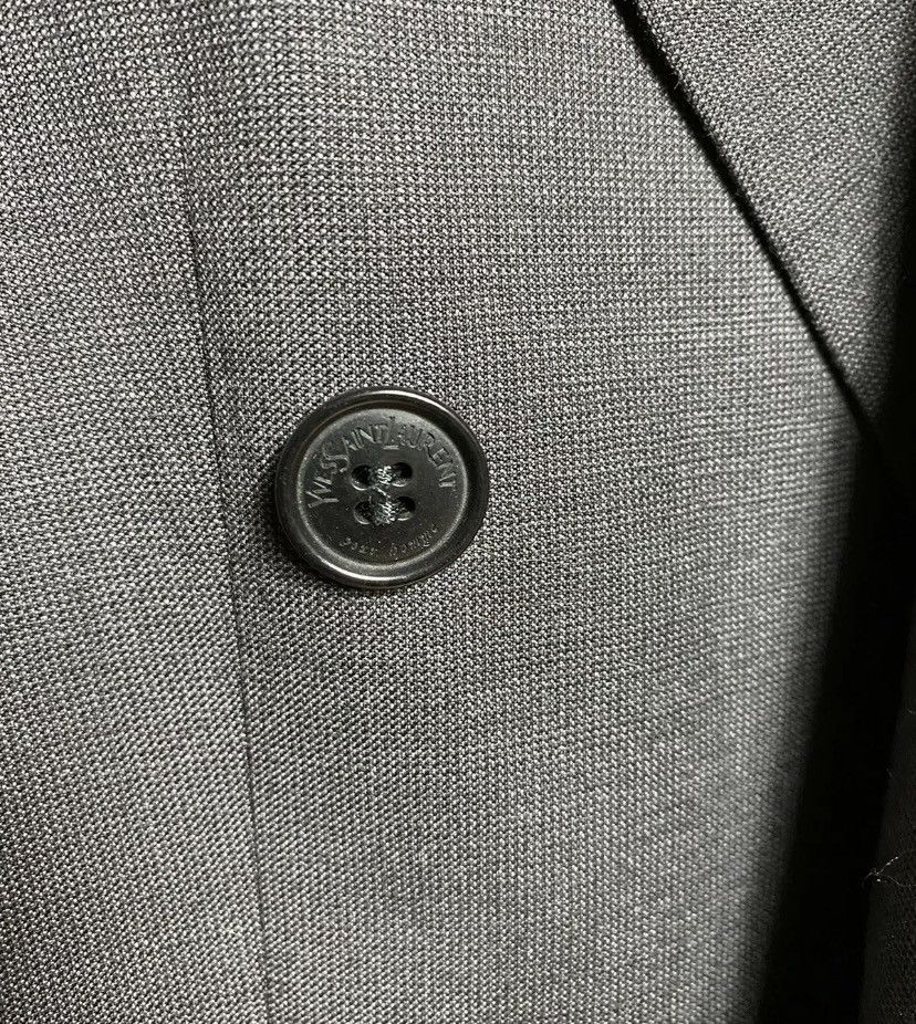 Vintage × Yves Saint Laurent Yves Saint Laurent YSL Blazer Pure New Wool Size L 50 Coat Size 50R - 4 Thumbnail