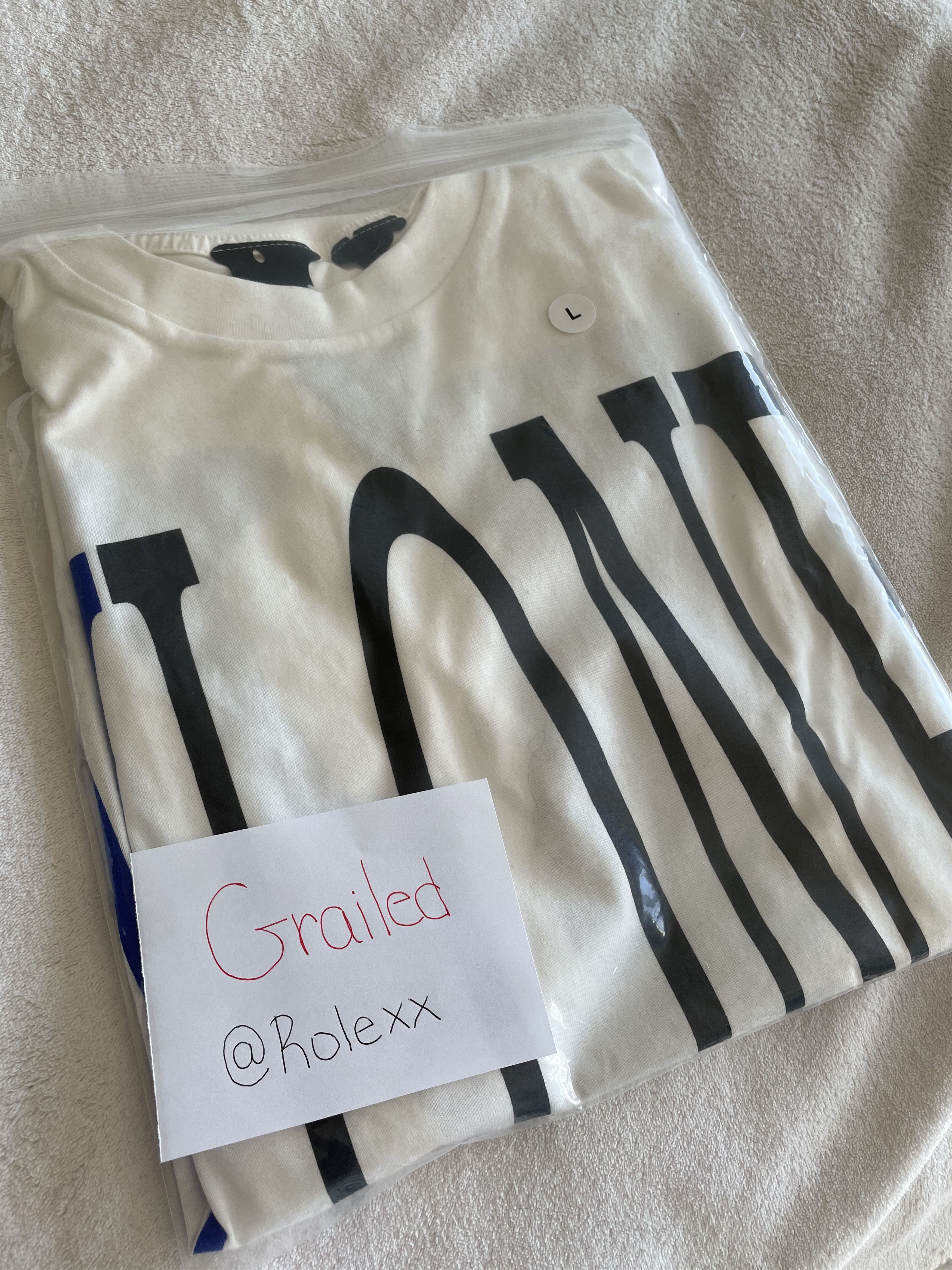 Vlone VLONE Staple Tee (White/Blue) Size US L / EU 52-54 / 3 - 5 Thumbnail