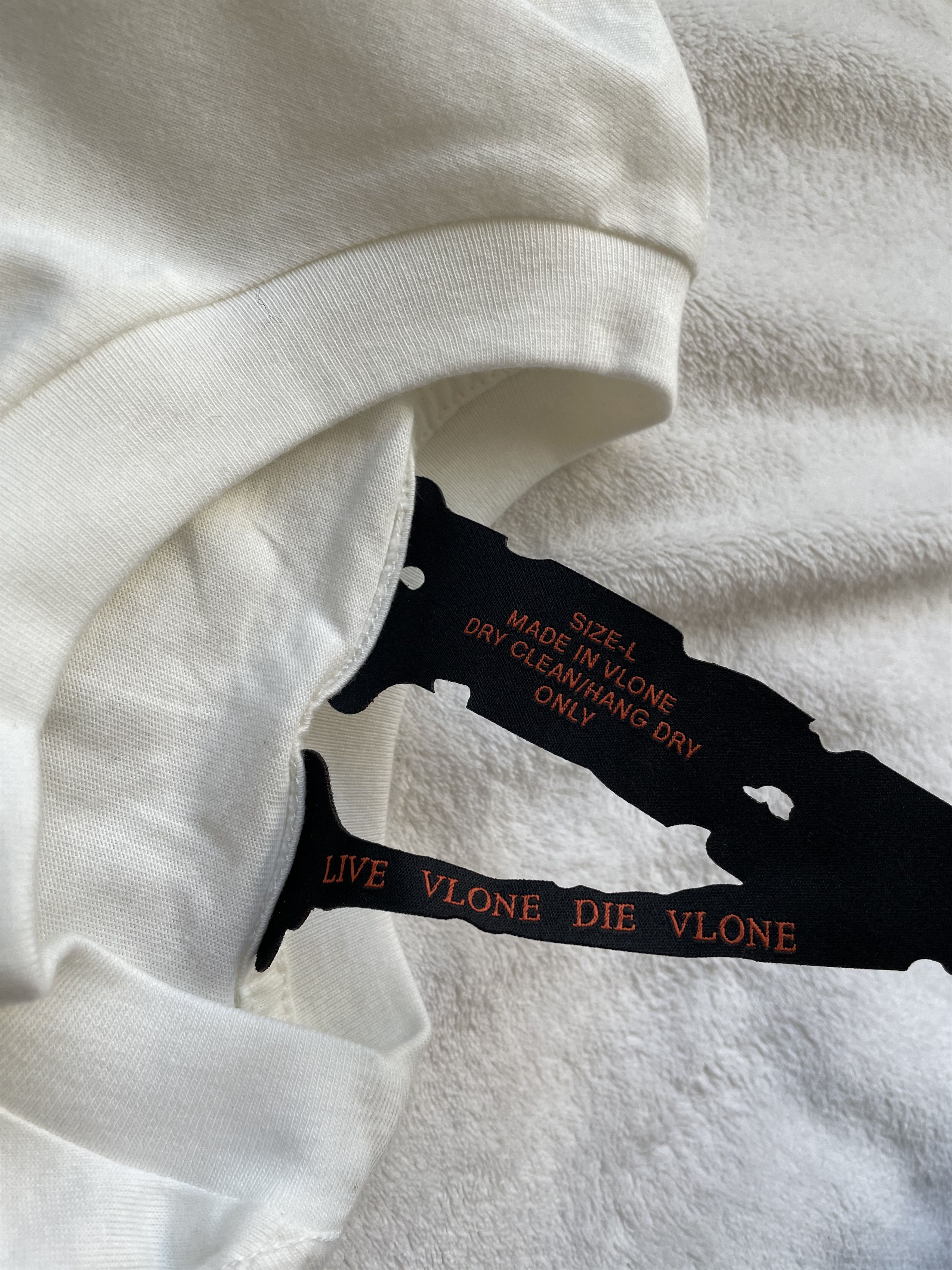 Vlone VLONE Staple Tee (White/Blue) Size US L / EU 52-54 / 3 - 3 Thumbnail