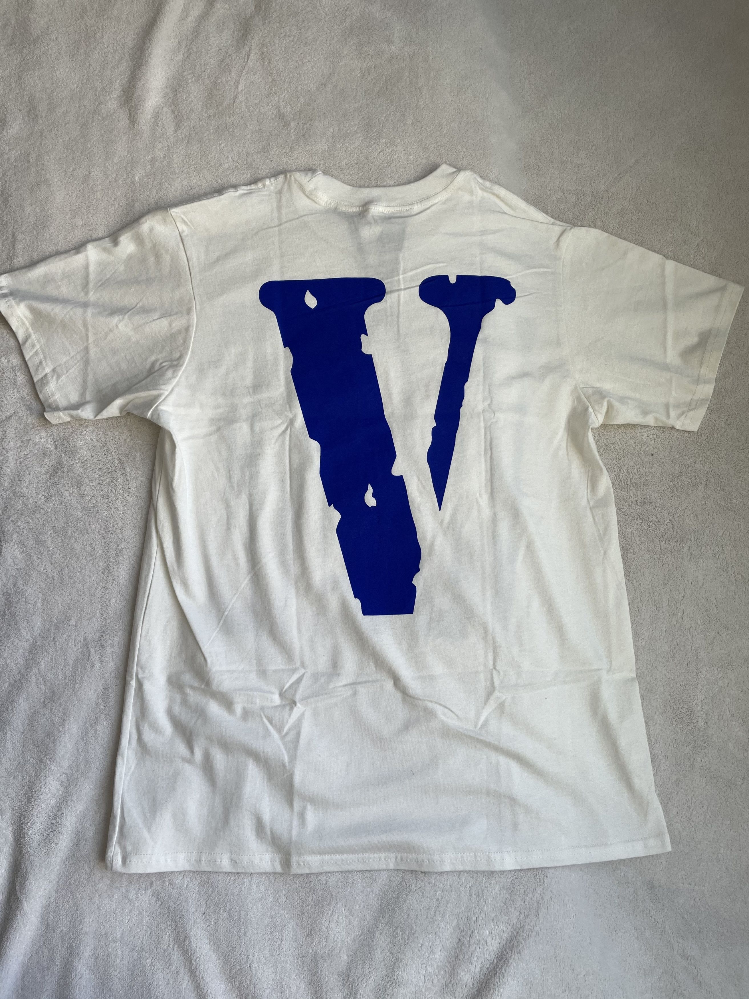 Vlone VLONE Staple Tee (White/Blue) Size US L / EU 52-54 / 3 - 2 Thumbnail