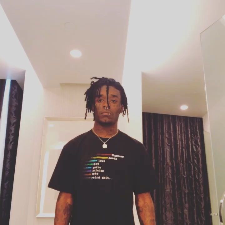 Supreme ONLY S UP Lil Uzi Vert Supreme Charts Tee Black SS18 Grailed