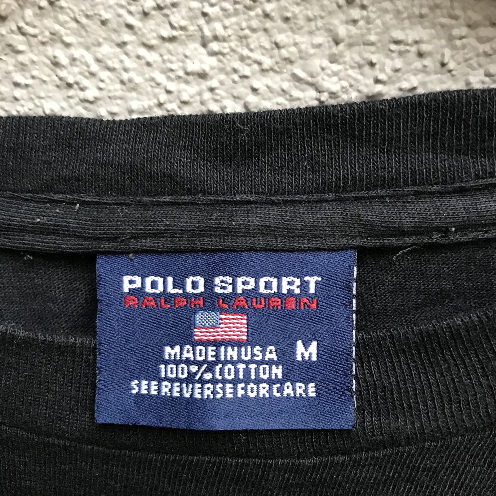 Polo Ralph Lauren Vintage POLO Usa biglogo tee Ralph Lauren Size US M / EU 48-50 / 2 - 4 Thumbnail