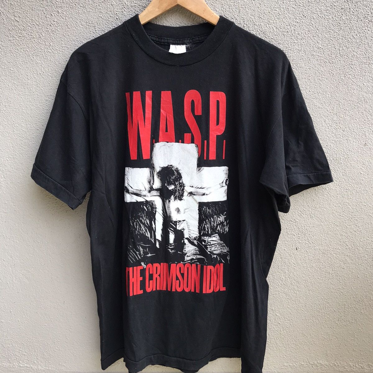 Band Tees Vintage WASP band tee heavy metal ozzy black sabbath Size US L / EU 52-54 / 3 - 2 Thumbnail