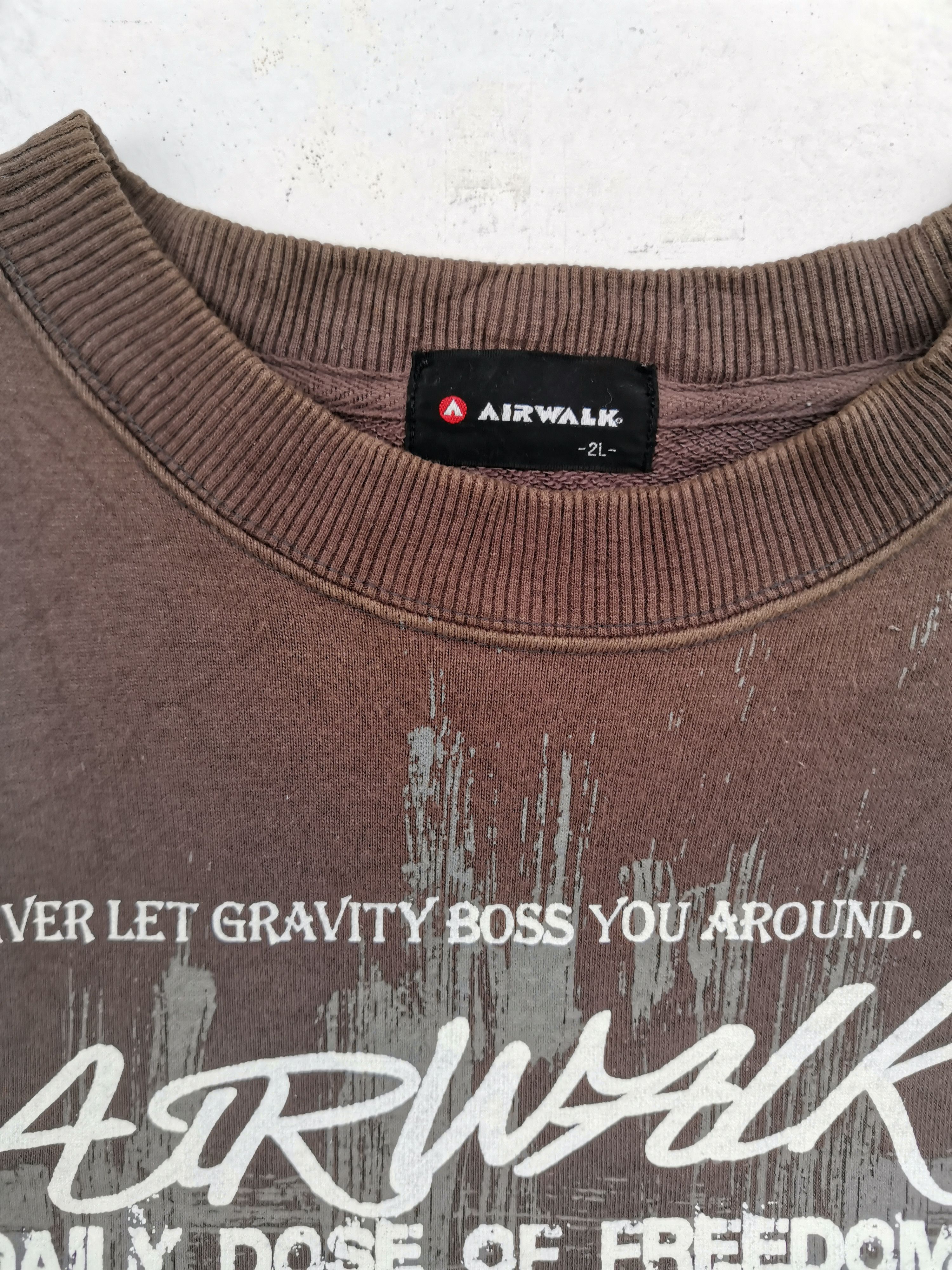 Airwalk Airwalk a Daily Dose of Freedom Big Logo Sweatshirt Size US XL / EU 56 / 4 - 6 Thumbnail