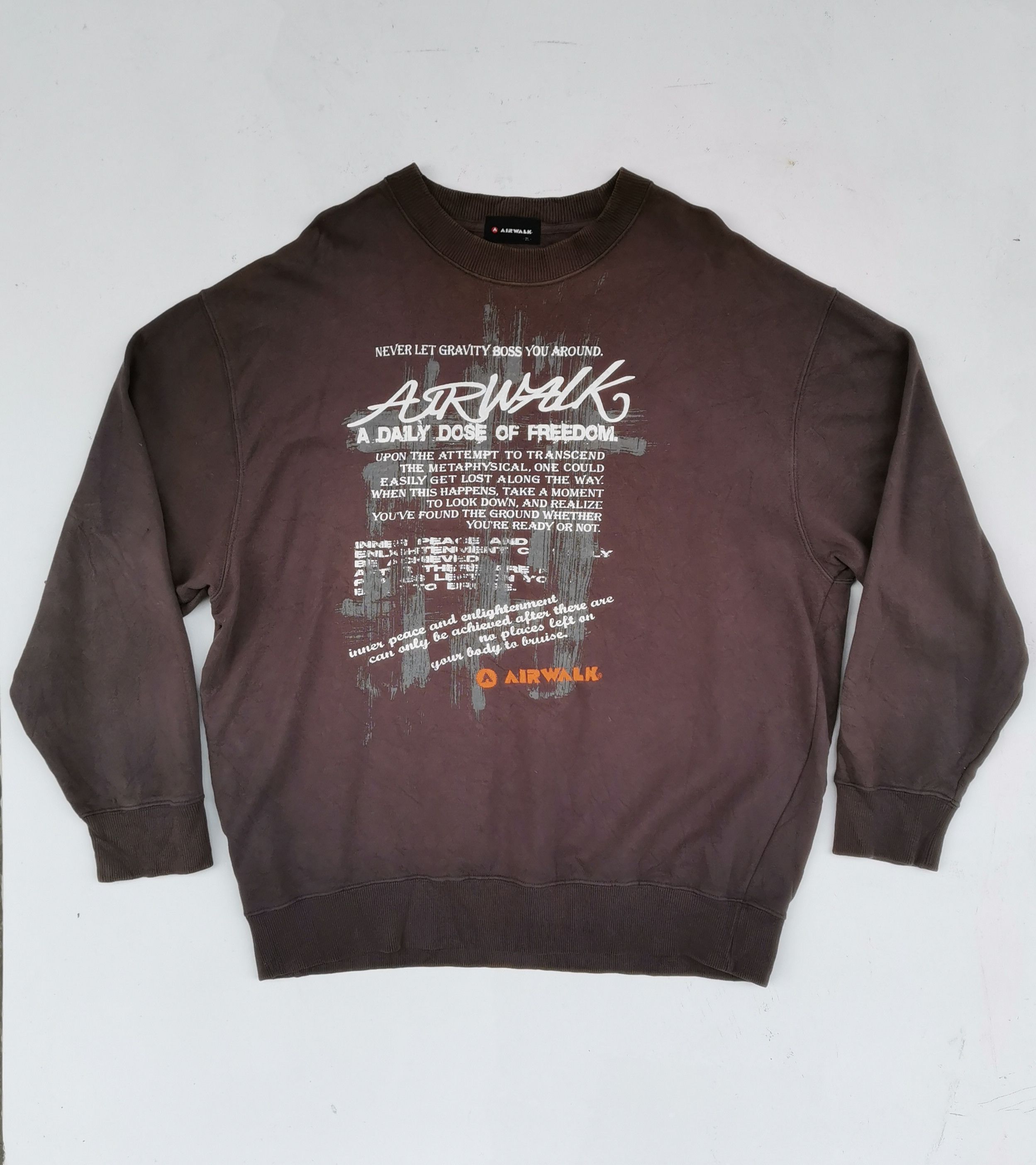 Airwalk Airwalk a Daily Dose of Freedom Big Logo Sweatshirt Size US XL / EU 56 / 4 - 1 Thumbnail