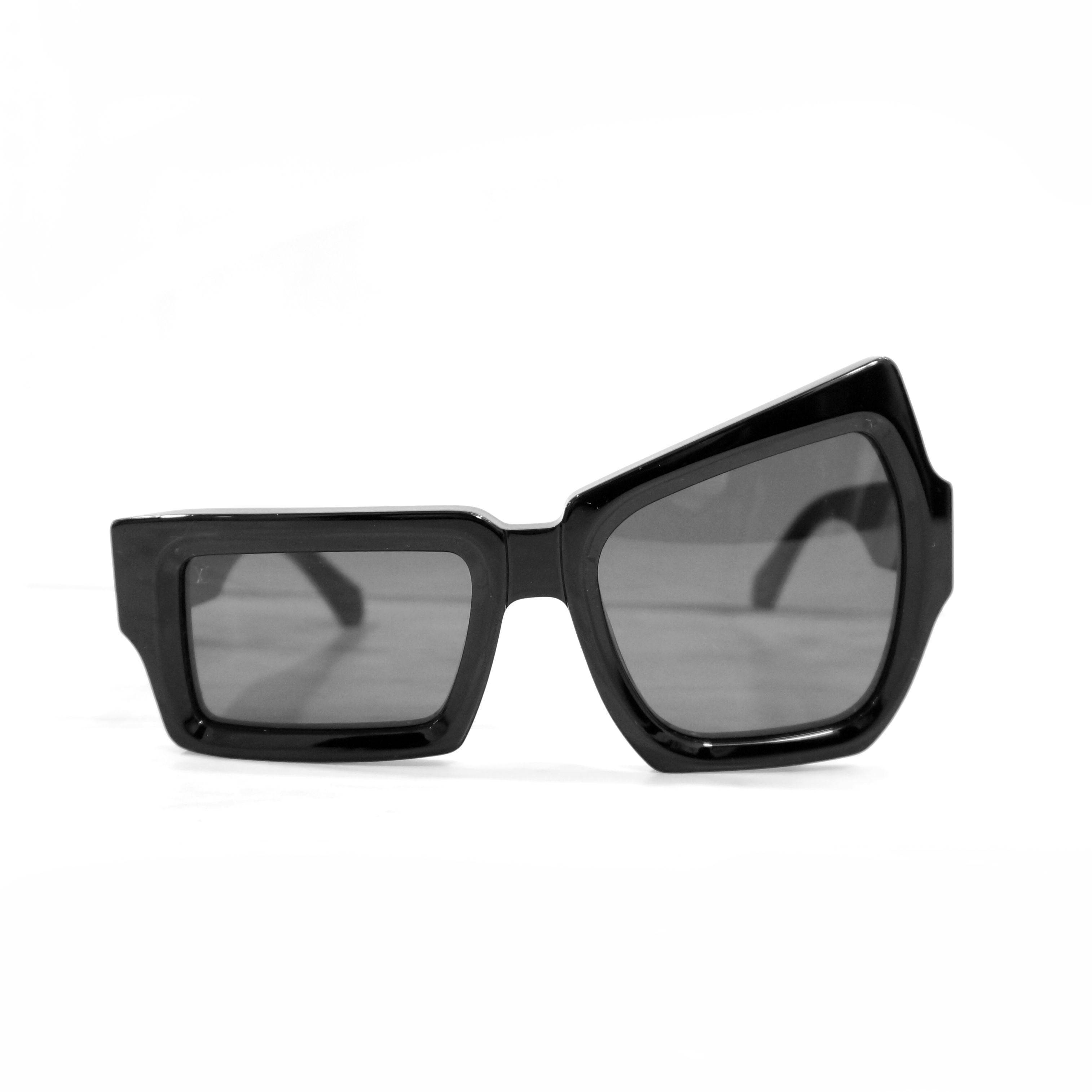LOUIS VUITTON Acetate Skepitcals Z1161W Sunglasses Black Orange 527544