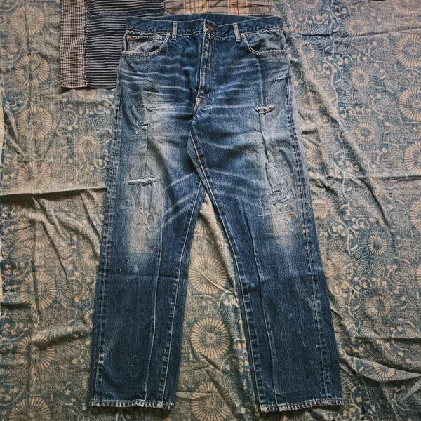 Visvim Visvim journeyman pants tacked crash Damaged 27 | Grailed