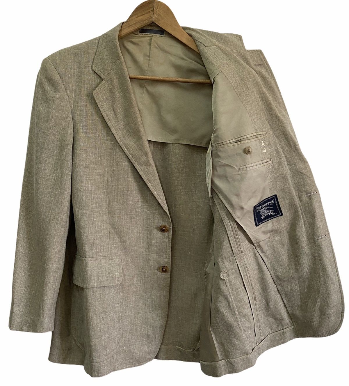 Burberry 🔥 Authentic Burberrys’ Prorsum Wool & Linen Blazer Coat Size US S / EU 44-46 / 1 - 2 Thumbnail