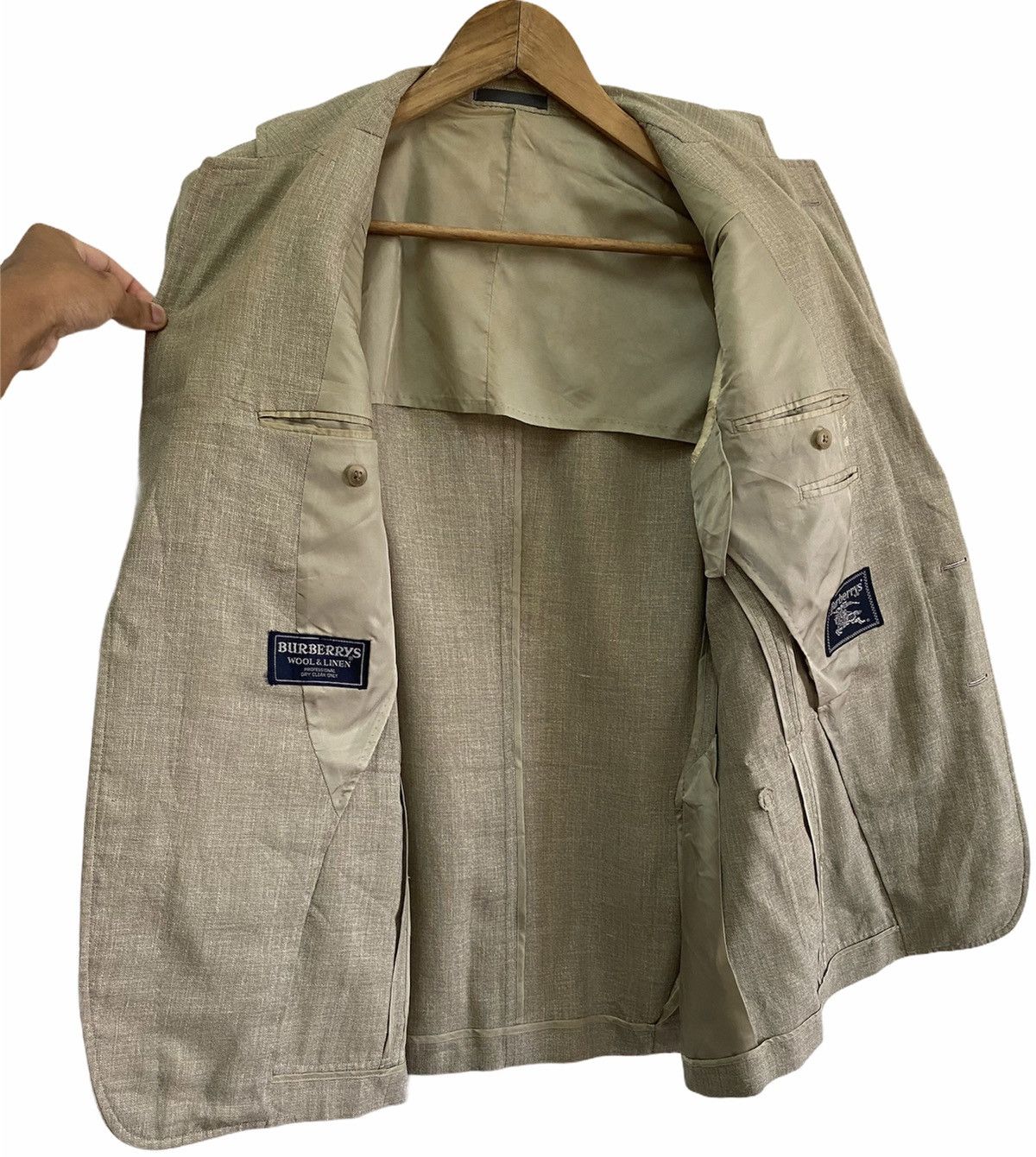 Burberry 🔥 Authentic Burberrys’ Prorsum Wool & Linen Blazer Coat Size US S / EU 44-46 / 1 - 4 Thumbnail