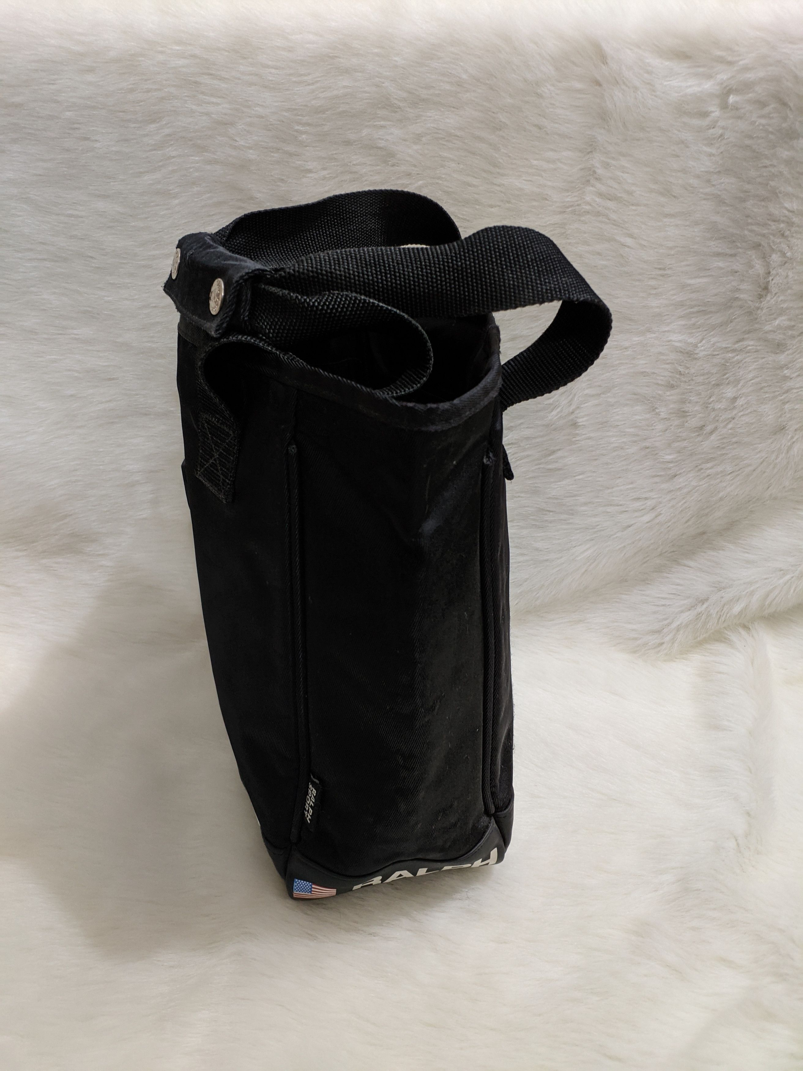 RLX Ralph Lauren × Ralph Lauren × Ralph Lauren Sport RALPH SPORT AMERICAN SPIRIT Black Nylon Sporty Tote 12"x10" Size ONE SIZE - 7 Thumbnail