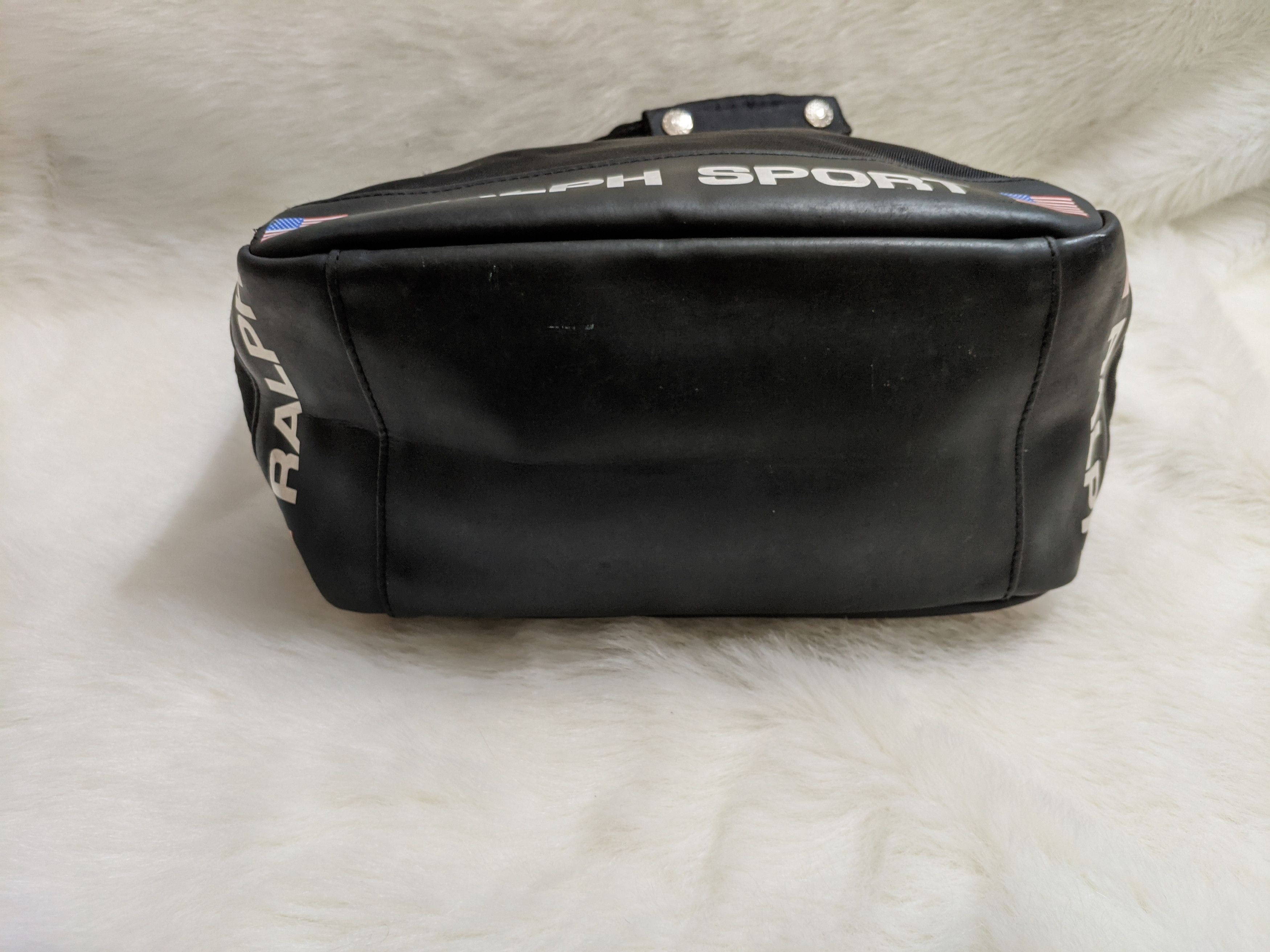 RLX Ralph Lauren × Ralph Lauren × Ralph Lauren Sport RALPH SPORT AMERICAN SPIRIT Black Nylon Sporty Tote 12"x10" Size ONE SIZE - 8 Thumbnail
