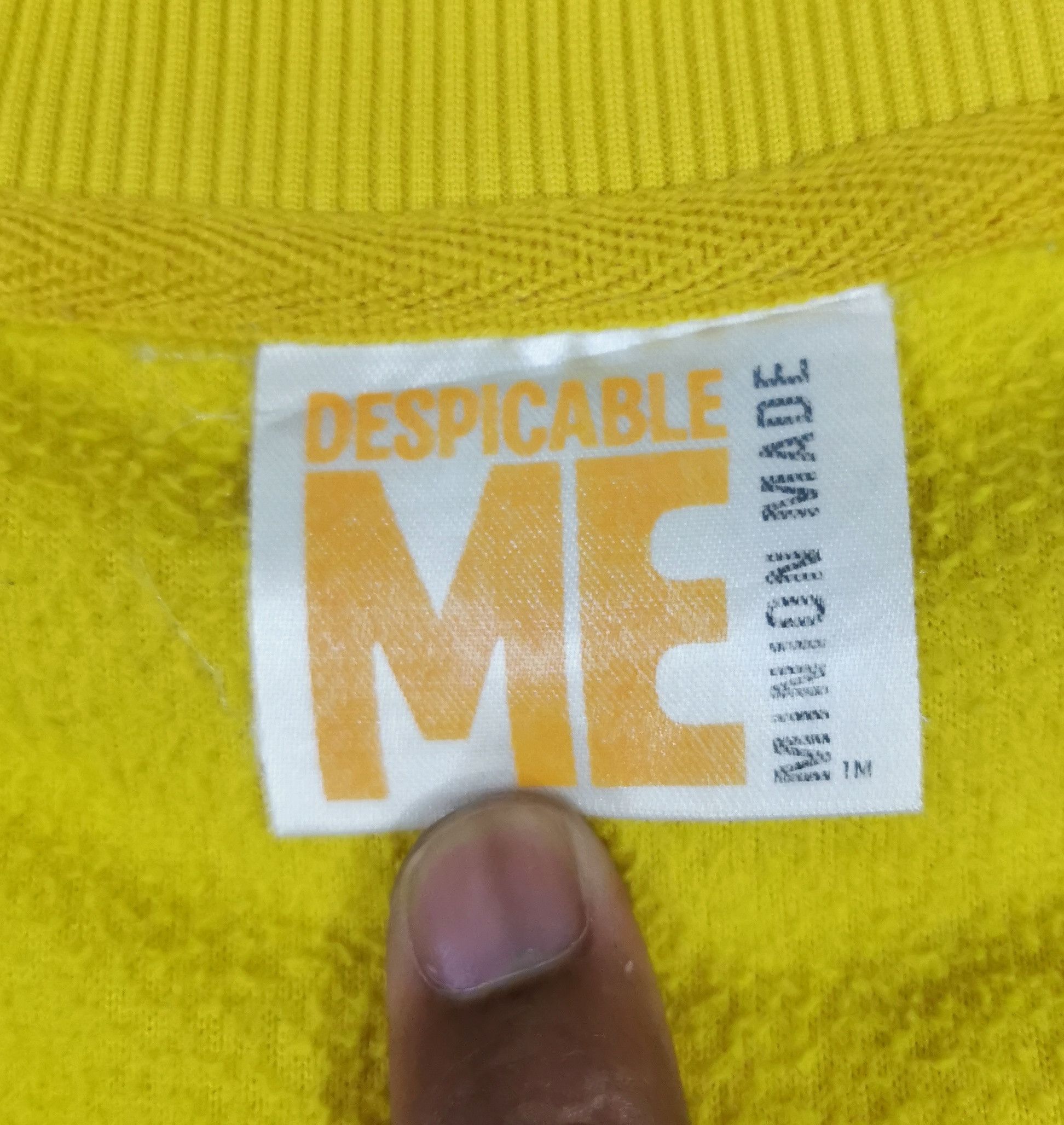 Cartoon Network Despicable Me Minion Made By Universal Studios Fleece Size US M / EU 48-50 / 2 - 7 Thumbnail