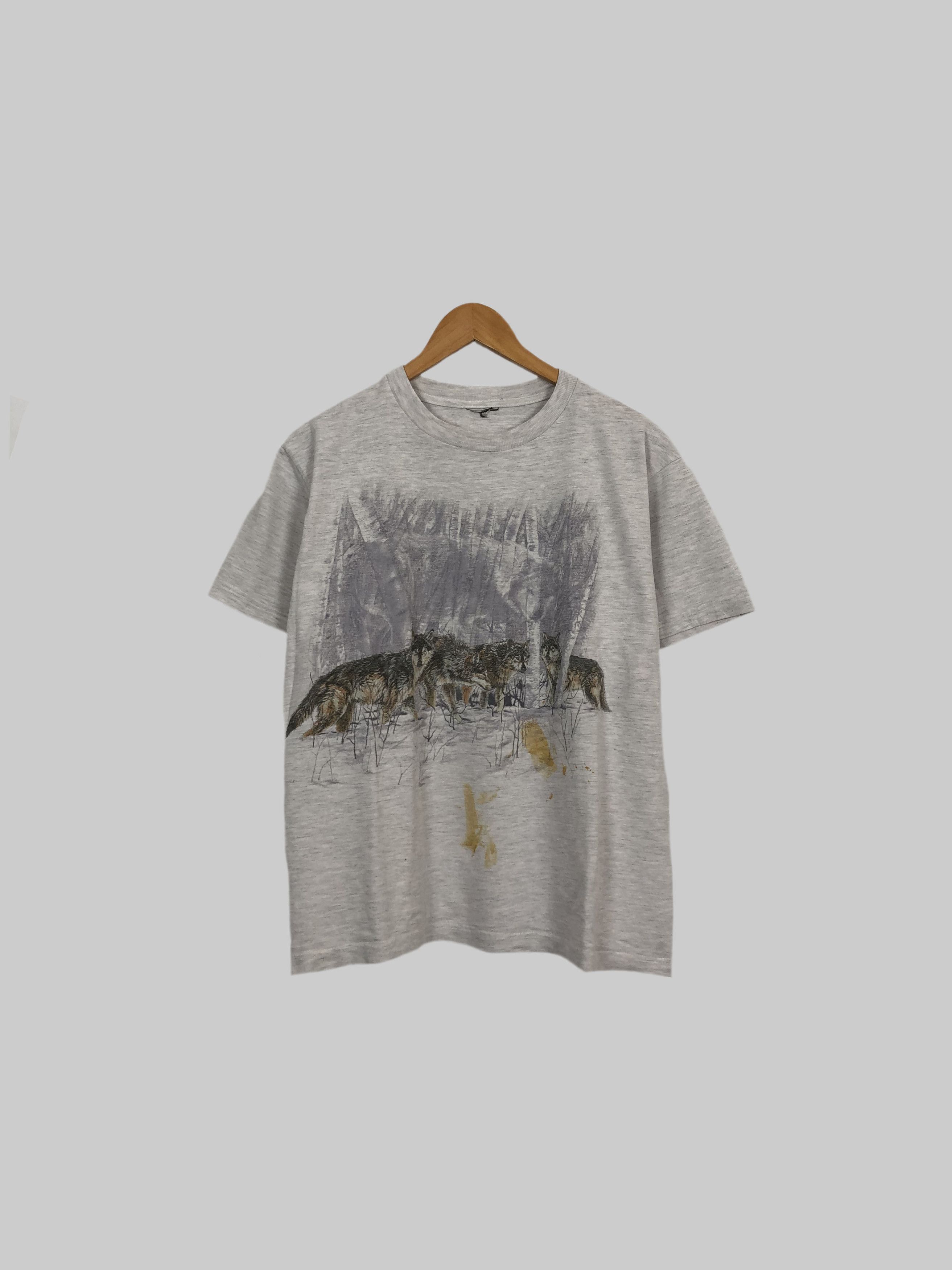 Vintage Vintage Wolf t-shirt Size US M / EU 48-50 / 2 - 1 Thumbnail