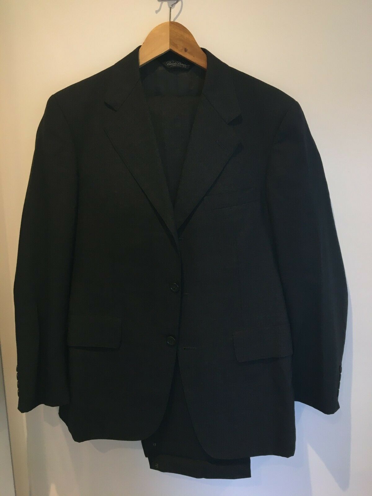 Brooks Brothers BROOKS BROTHERS - Light Wool Grey Suit - Vintage 90s ...