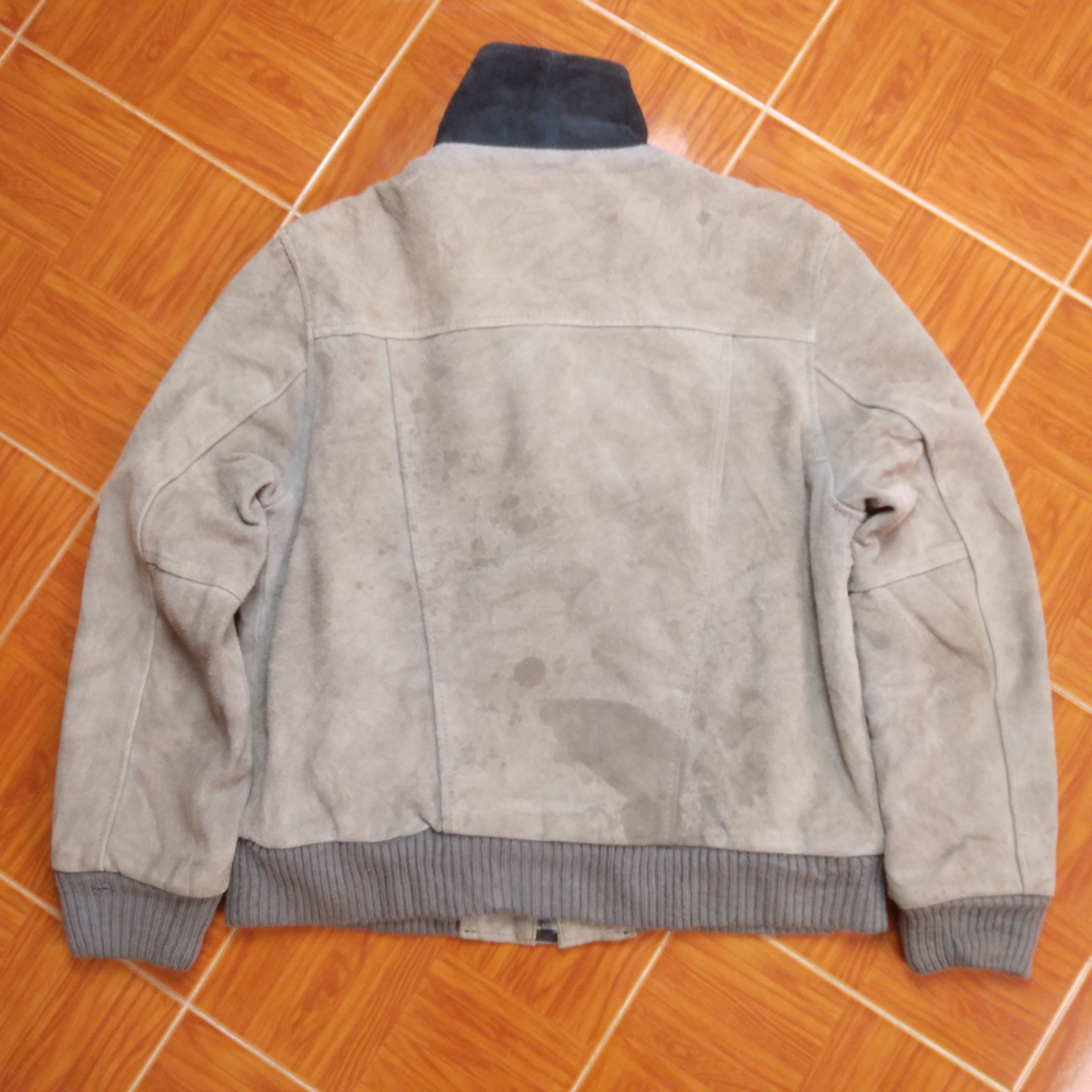 Japanese Brand × Vintage Vintage Japanese Brand Bomber Leather Jacket Size US M / EU 48-50 / 2 - 7 Thumbnail
