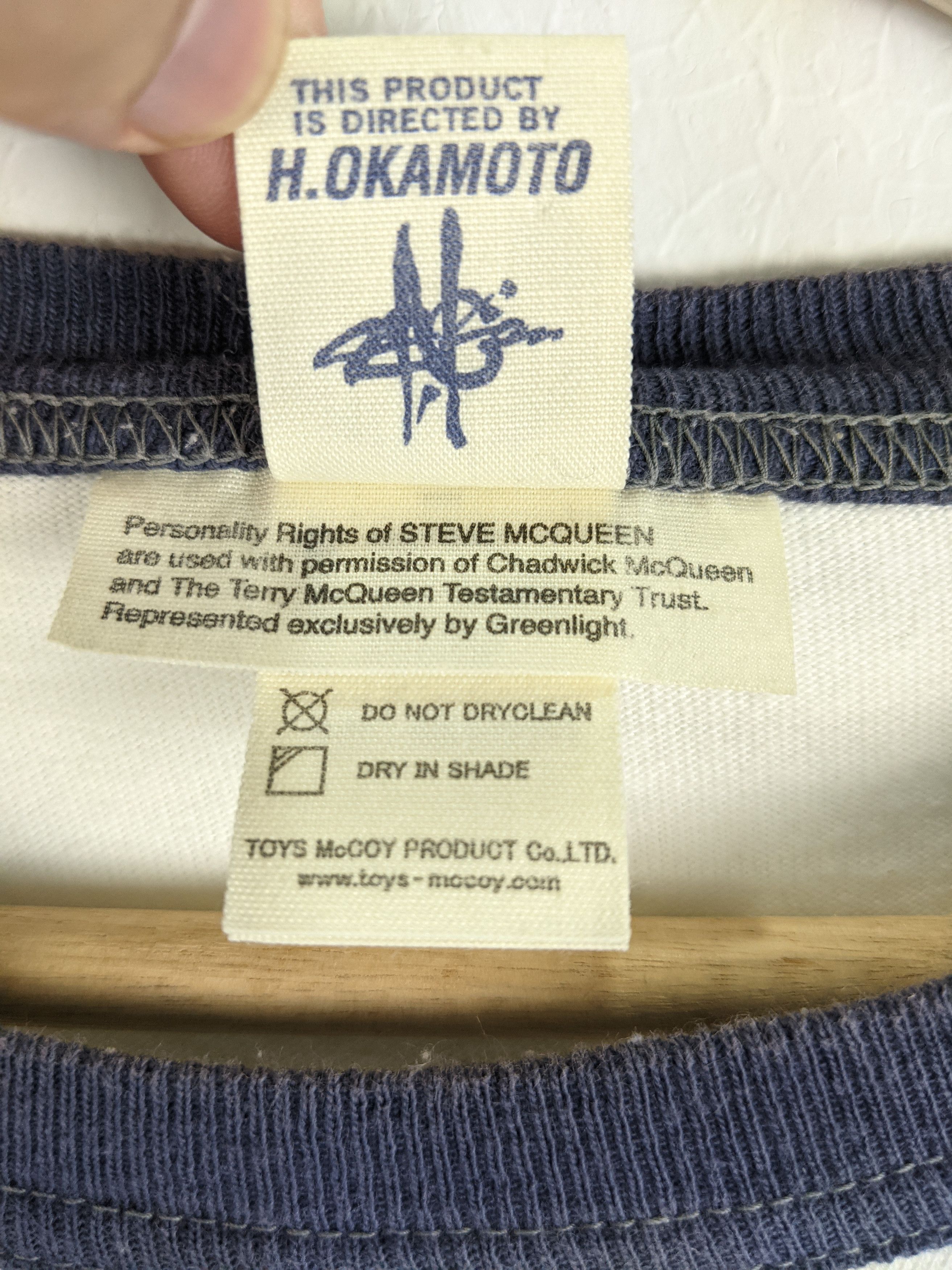 TOYS McCOY Toys Mccoys Steve Mcqueen Ringer shirt Size US L / EU 52-54 / 3 - 6 Thumbnail