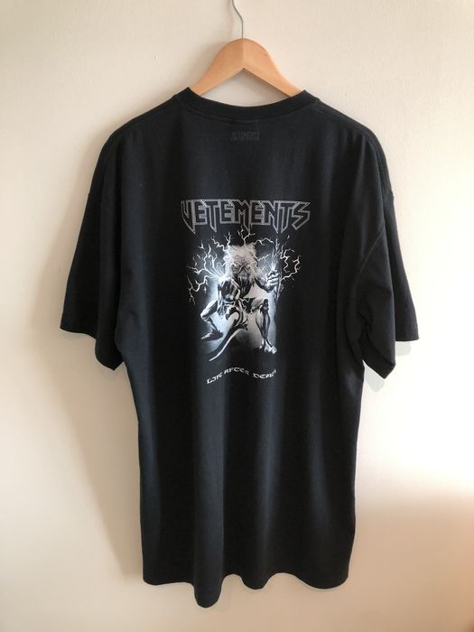 Vetements Heavy Metal Electric Logo T Shirt SS21 | Grailed