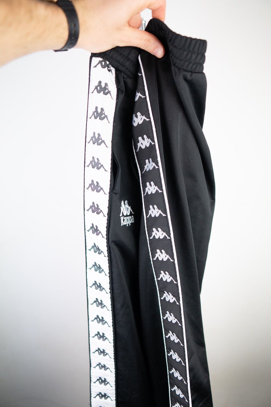 Black & White Kappa joggers Size Small