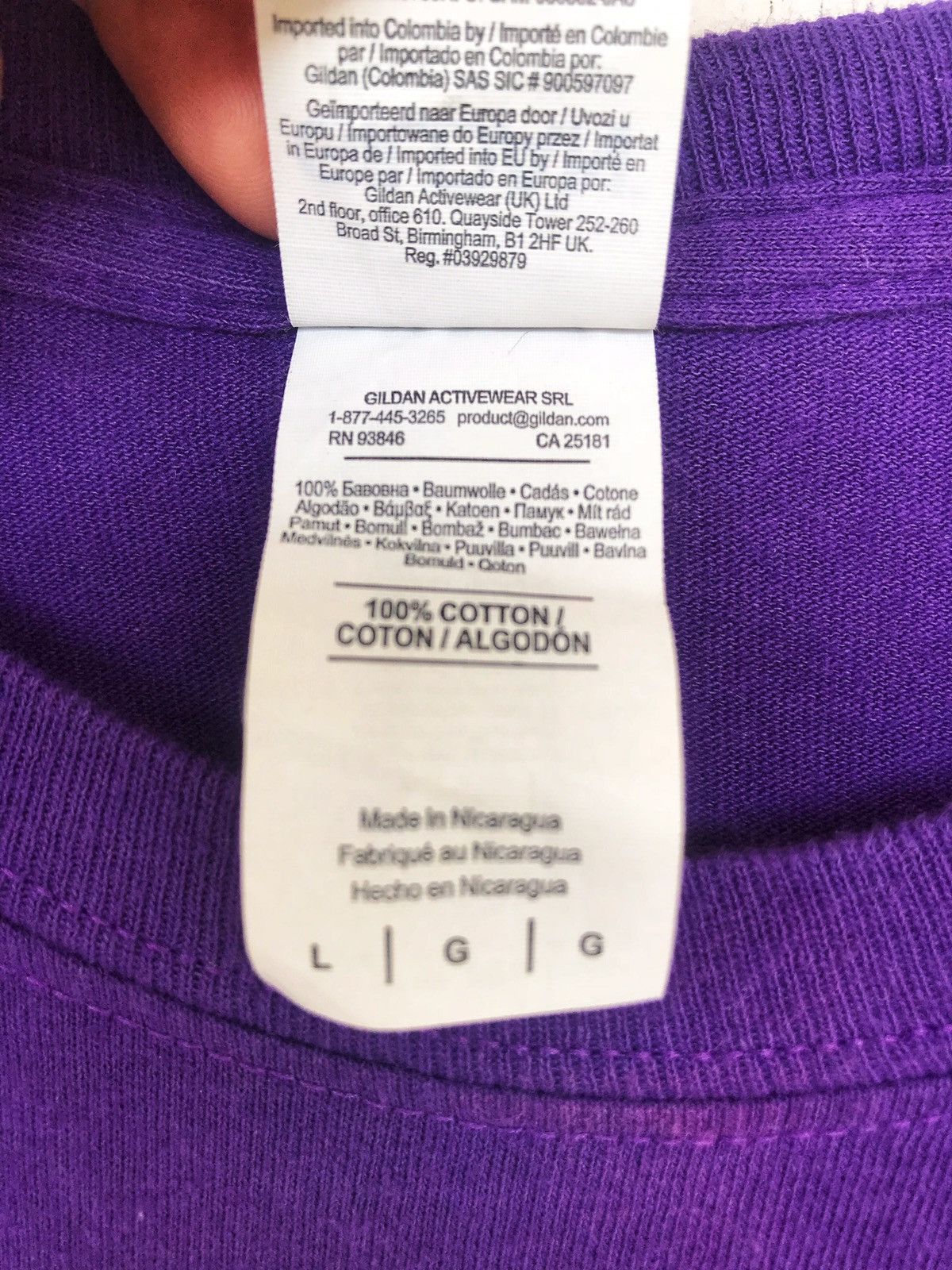 NBA Vintage GILDAN X“KOBE “ Longsleeve Tee. Size US L / EU 52-54 / 3 - 8 Thumbnail