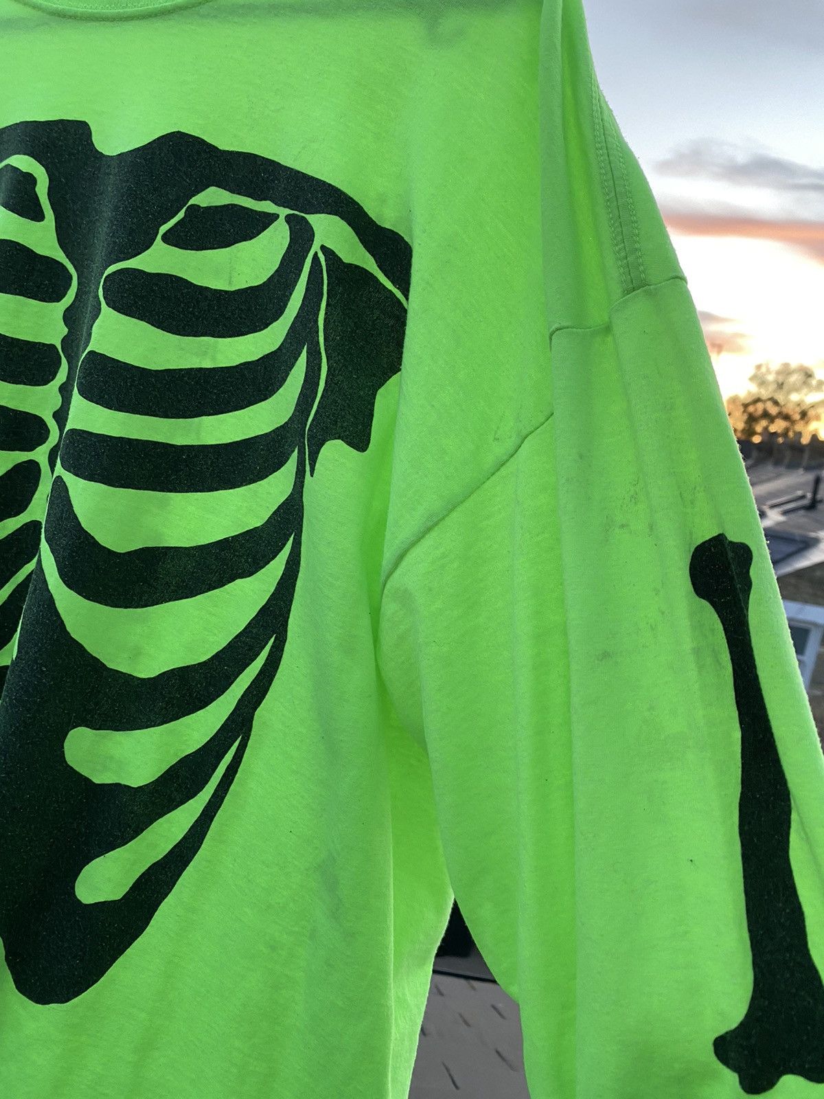 AWGE LAST PRICE DROP Skeleton Bones Die Lit Neon Tour Merch Size US XL / EU 56 / 4 - 5 Thumbnail