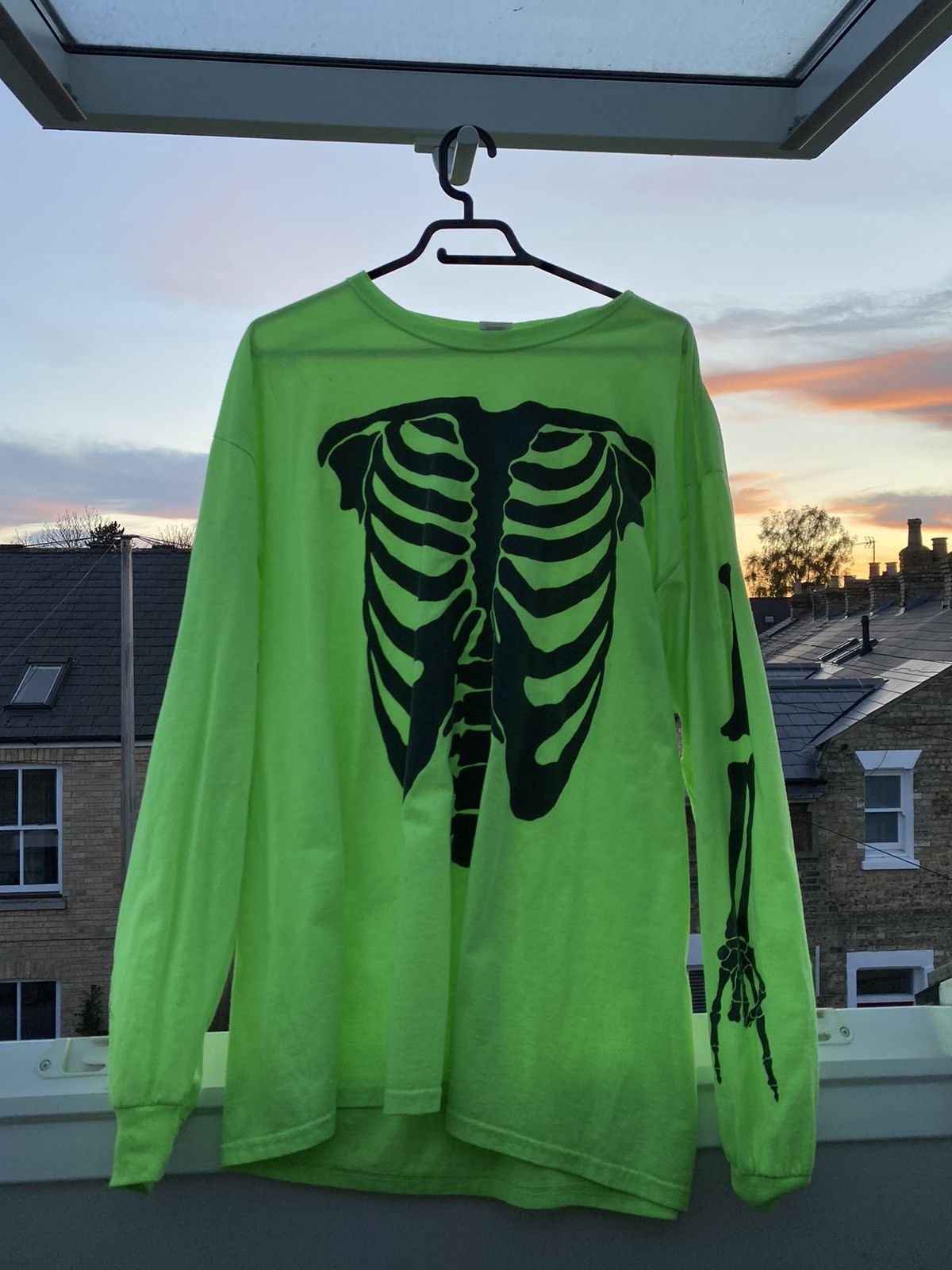 AWGE LAST PRICE DROP Skeleton Bones Die Lit Neon Tour Merch Size US XL / EU 56 / 4 - 3 Thumbnail