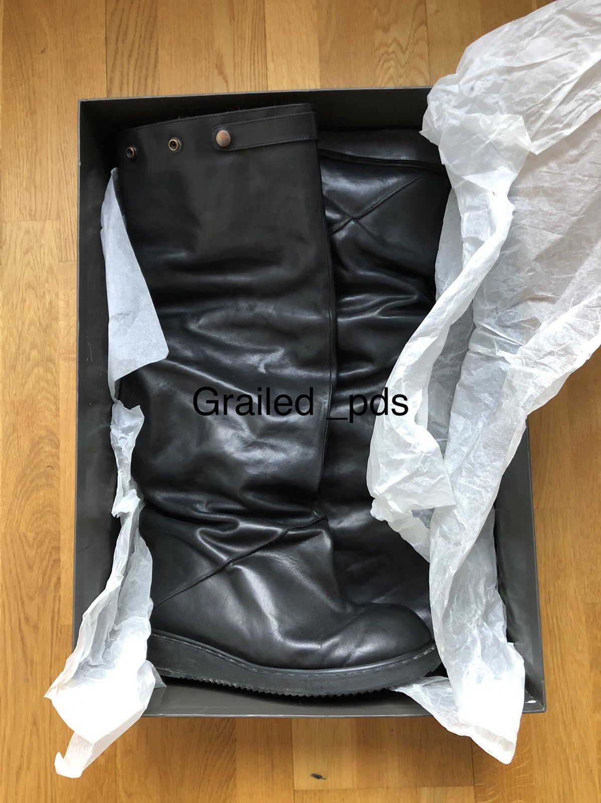 Rick Owens FW09 CRUST Elephant Boots Grailed