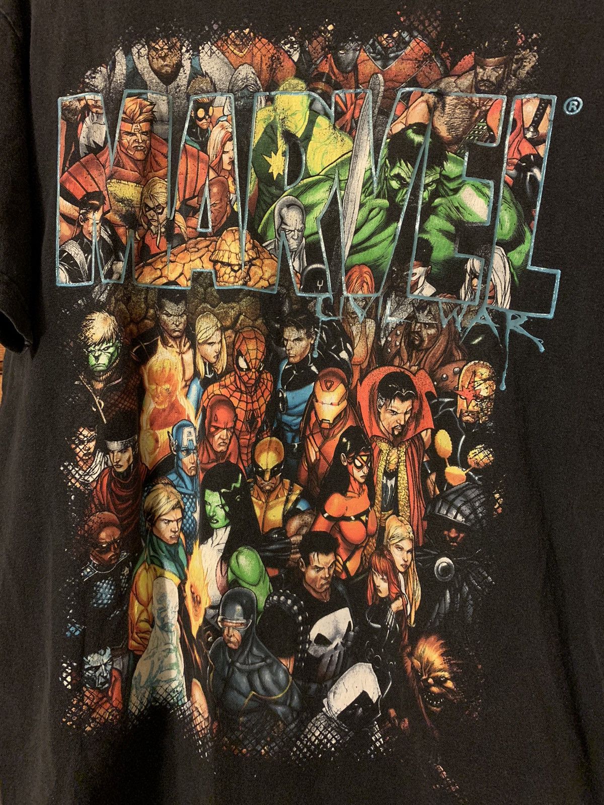 Marvel Comics × Vintage *RARE* Vintage 2006/2007 Marvel Comics Civil War T-Shirt Size US L / EU 52-54 / 3 - 2 Thumbnail