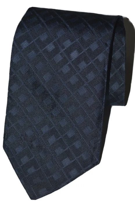 Emporio Armani Armani Collezioni Mens Neck Tie 100% Silk Blue Made