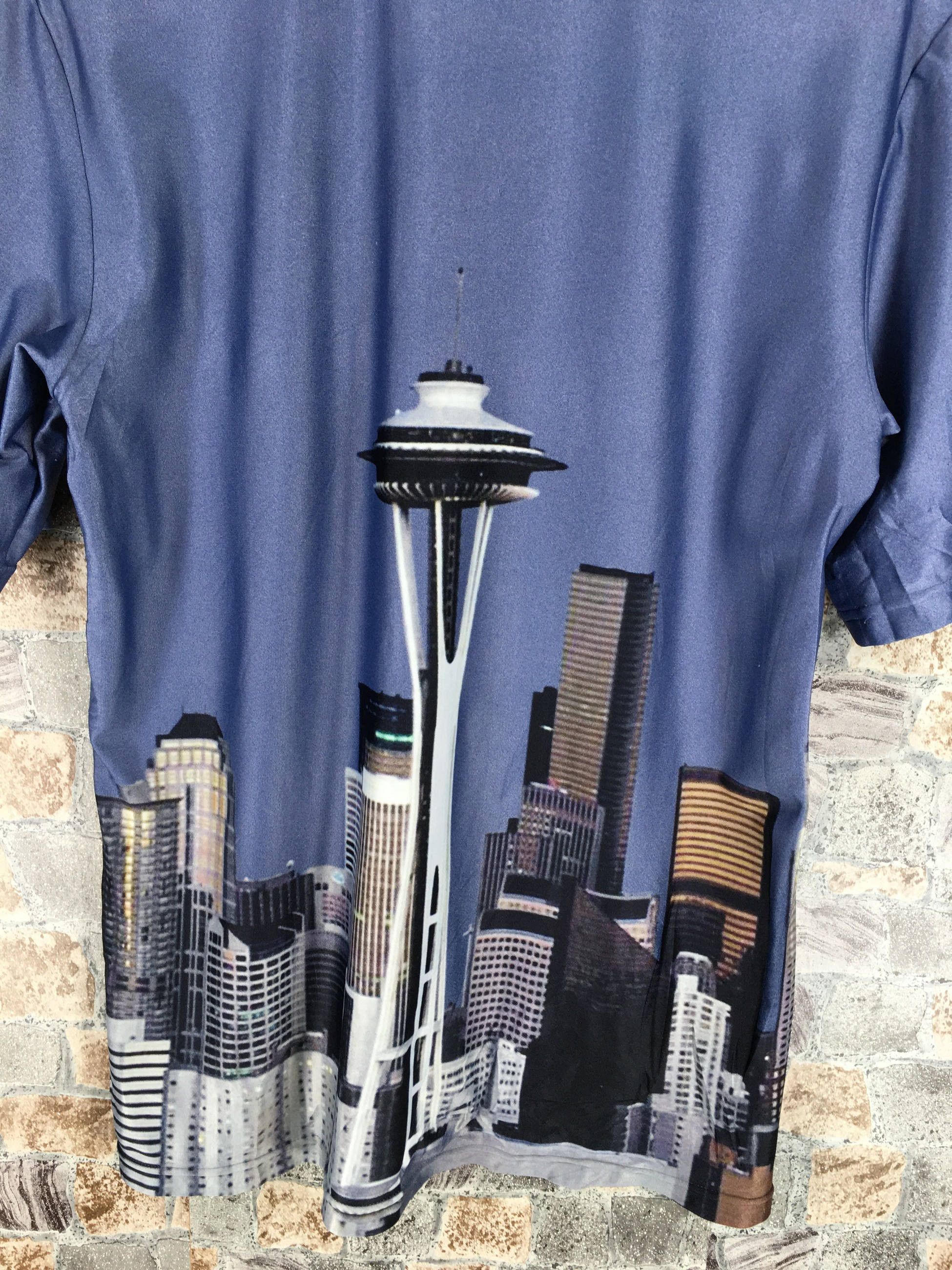 Japanese Brand LAD MUSICIAN Tower Graphic T shirt Polyester Medium Size US M / EU 48-50 / 2 - 7 Thumbnail