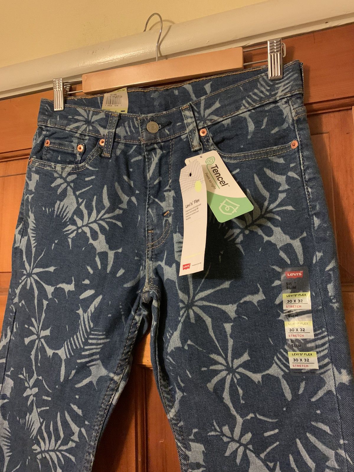 *RARE* New Levi’s Flex 511 Slim Tropical Denim Jeans - 30x32