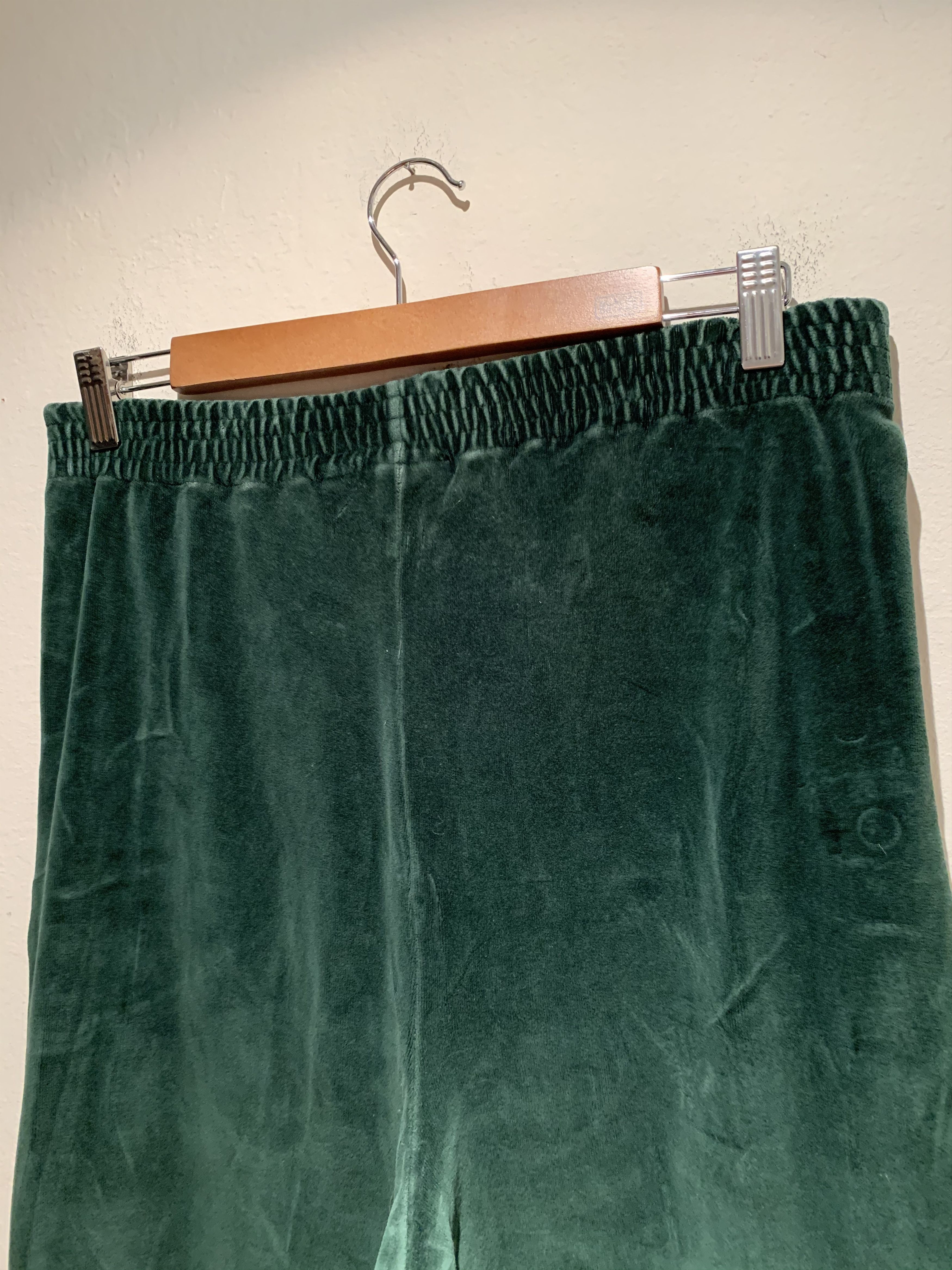 Vintage *RARE* Vintage Emerald Green Velour Pants - M Size US 32 / EU 48 - 9 Thumbnail