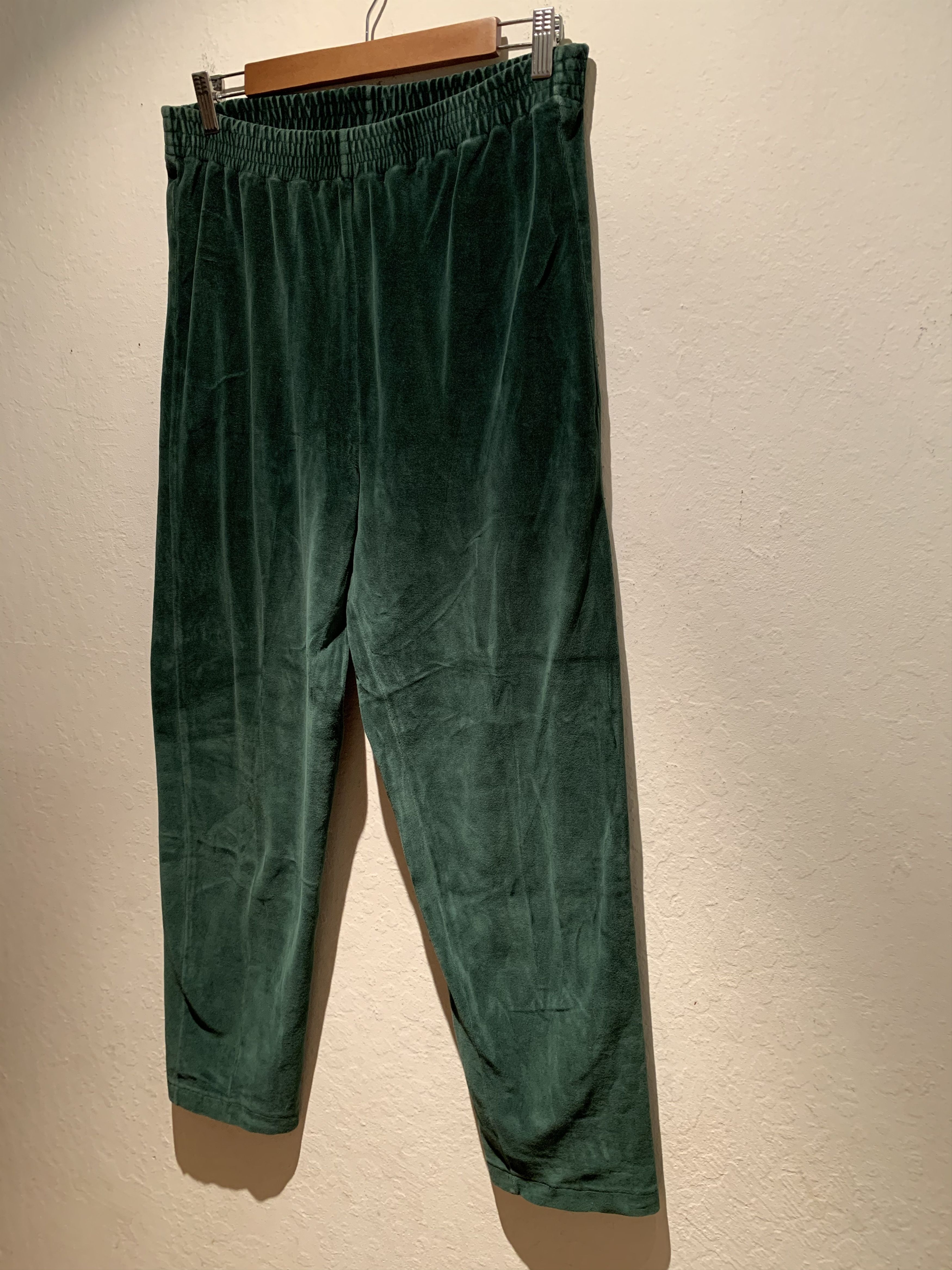 Vintage *RARE* Vintage Emerald Green Velour Pants - M Size US 32 / EU 48 - 4 Thumbnail