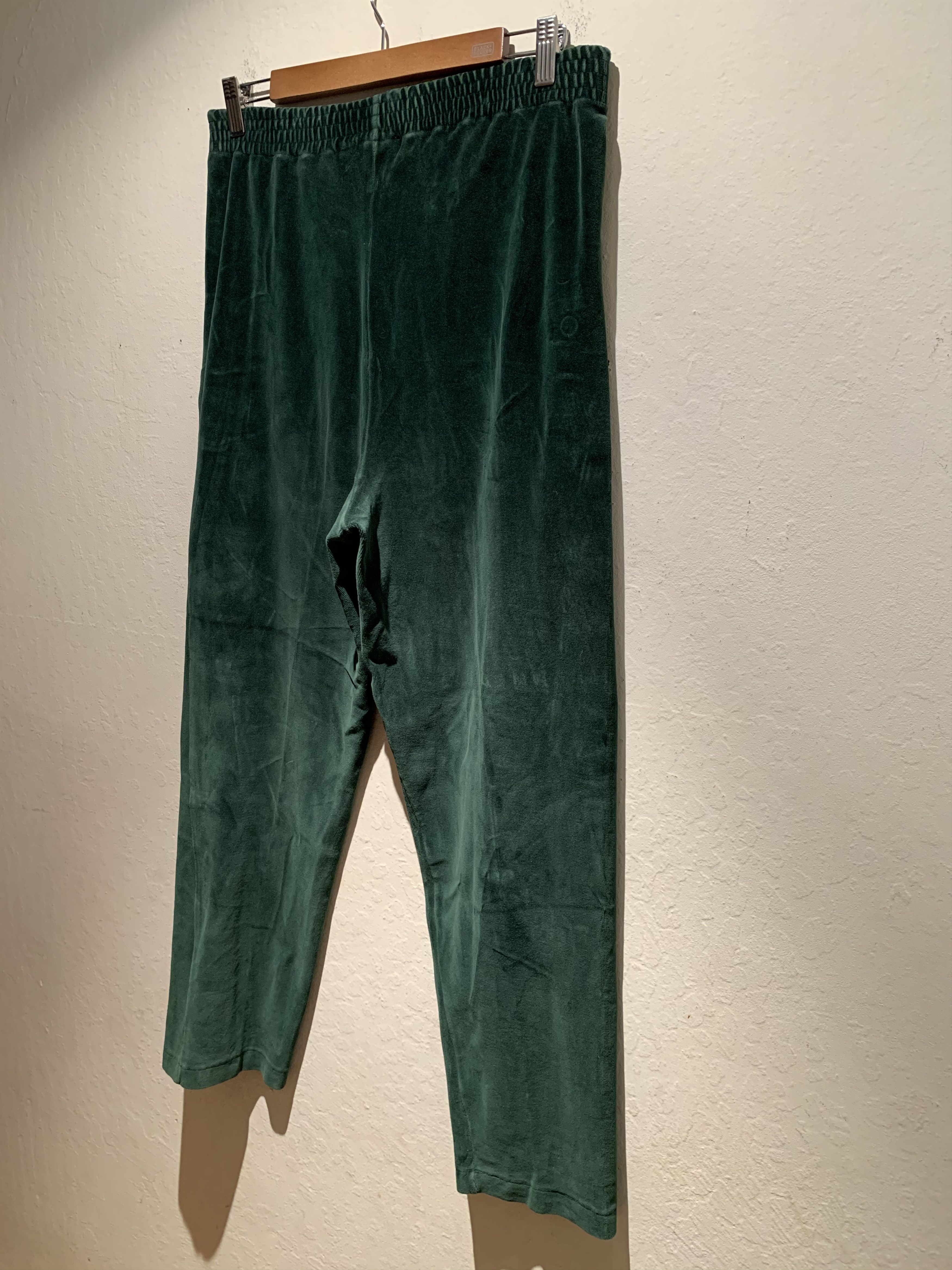 Vintage *RARE* Vintage Emerald Green Velour Pants - M Size US 32 / EU 48 - 8 Thumbnail