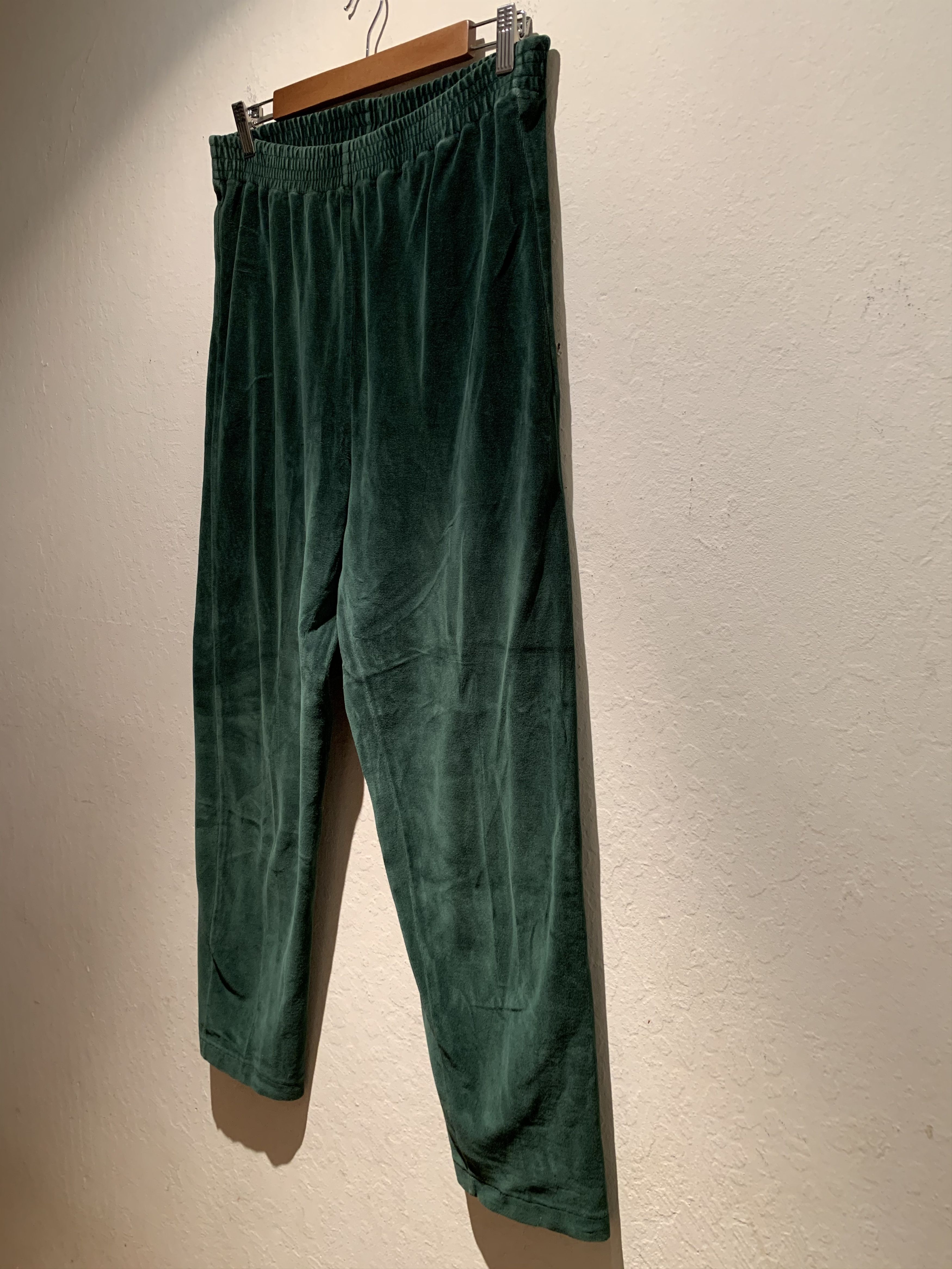 Vintage *RARE* Vintage Emerald Green Velour Pants - M Size US 32 / EU 48 - 7 Thumbnail