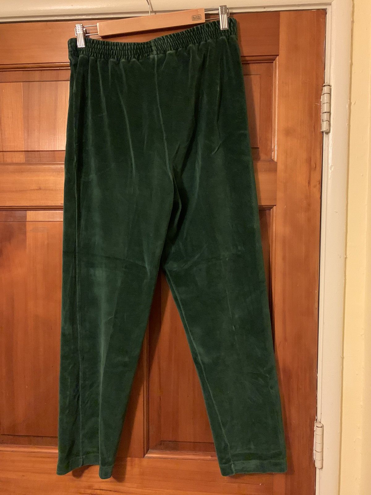 Vintage *RARE* Vintage Emerald Green Velour Pants - M Size US 32 / EU 48 - 3 Thumbnail