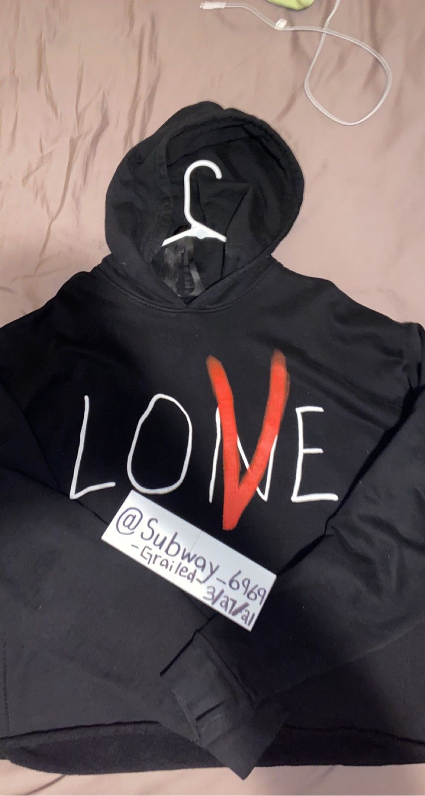 Vlone Vlone Lone V Hoodie Grailed