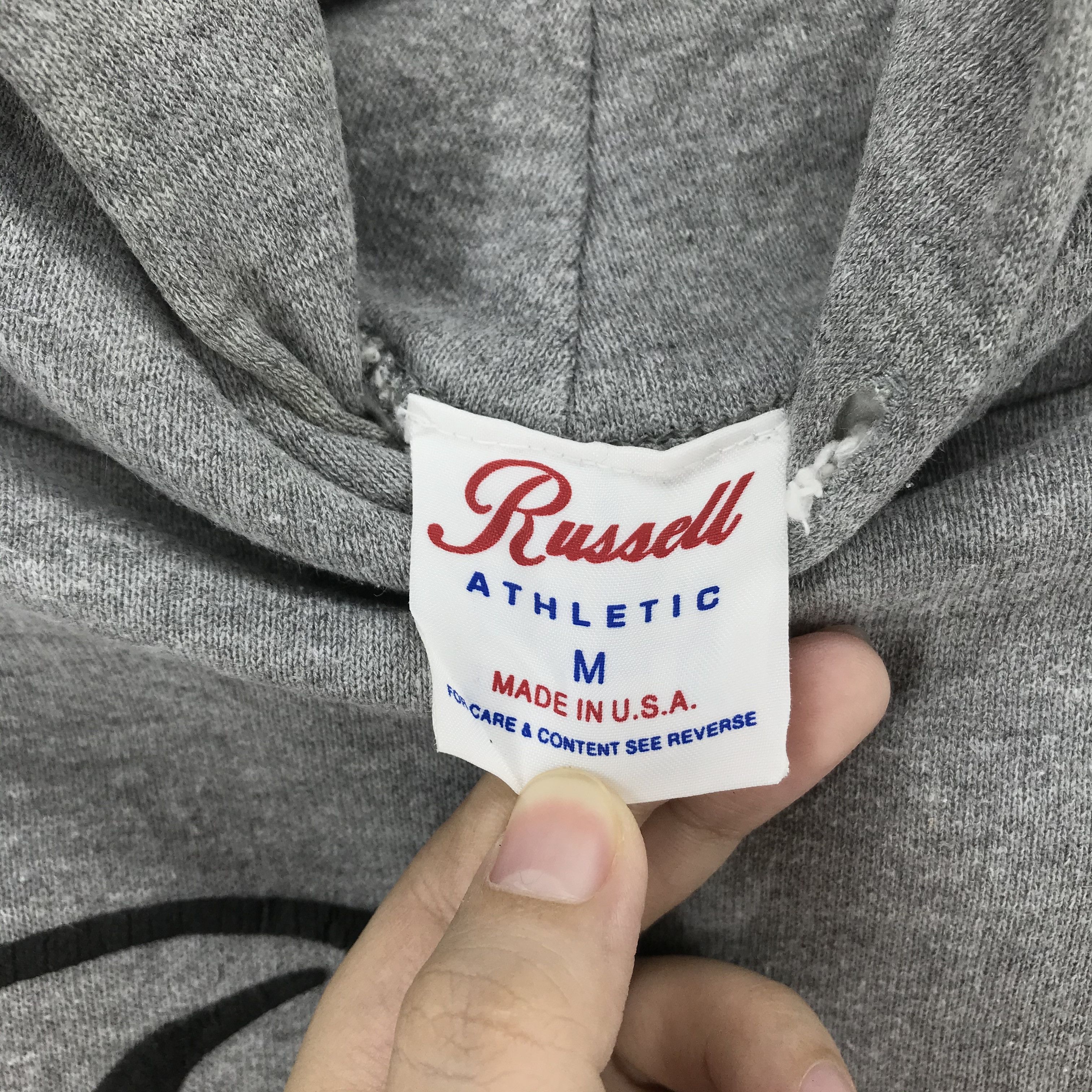 Russell Athletic Vintage Russell Big Logo Pullover Hoodies #2688-28 Size US M / EU 48-50 / 2 - 7 Thumbnail
