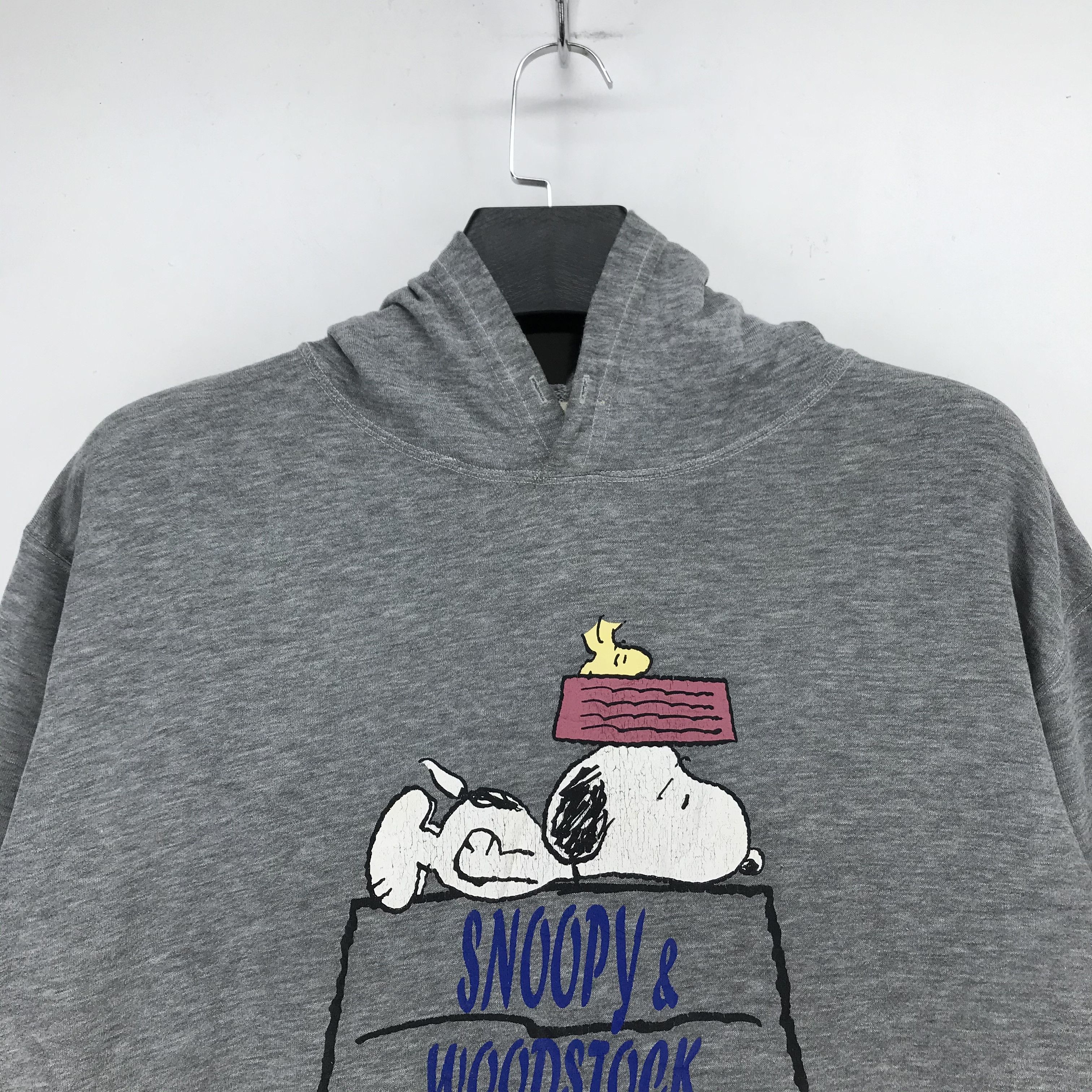 Peanuts Vintage Peanuts Snoopy & Woodstock Pullover Hoodie #2695-003 Size US L / EU 52-54 / 3 - 2 Thumbnail