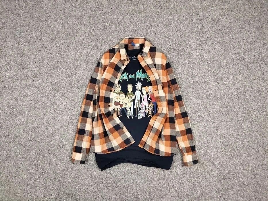 Flannel Vintage Flannel Shirt Travis Scott Style Size US M / EU 48-50 / 2 - 1 Preview
