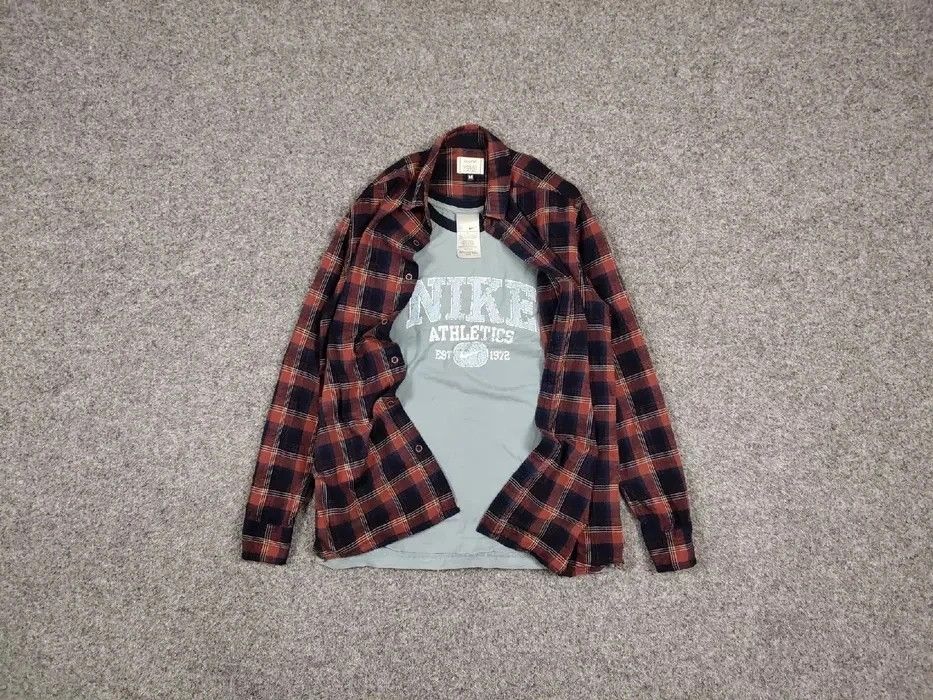 Flannel Vintage Flannel Shirt Travis Scott Style Size US M / EU 48-50 / 2 - 1 Preview