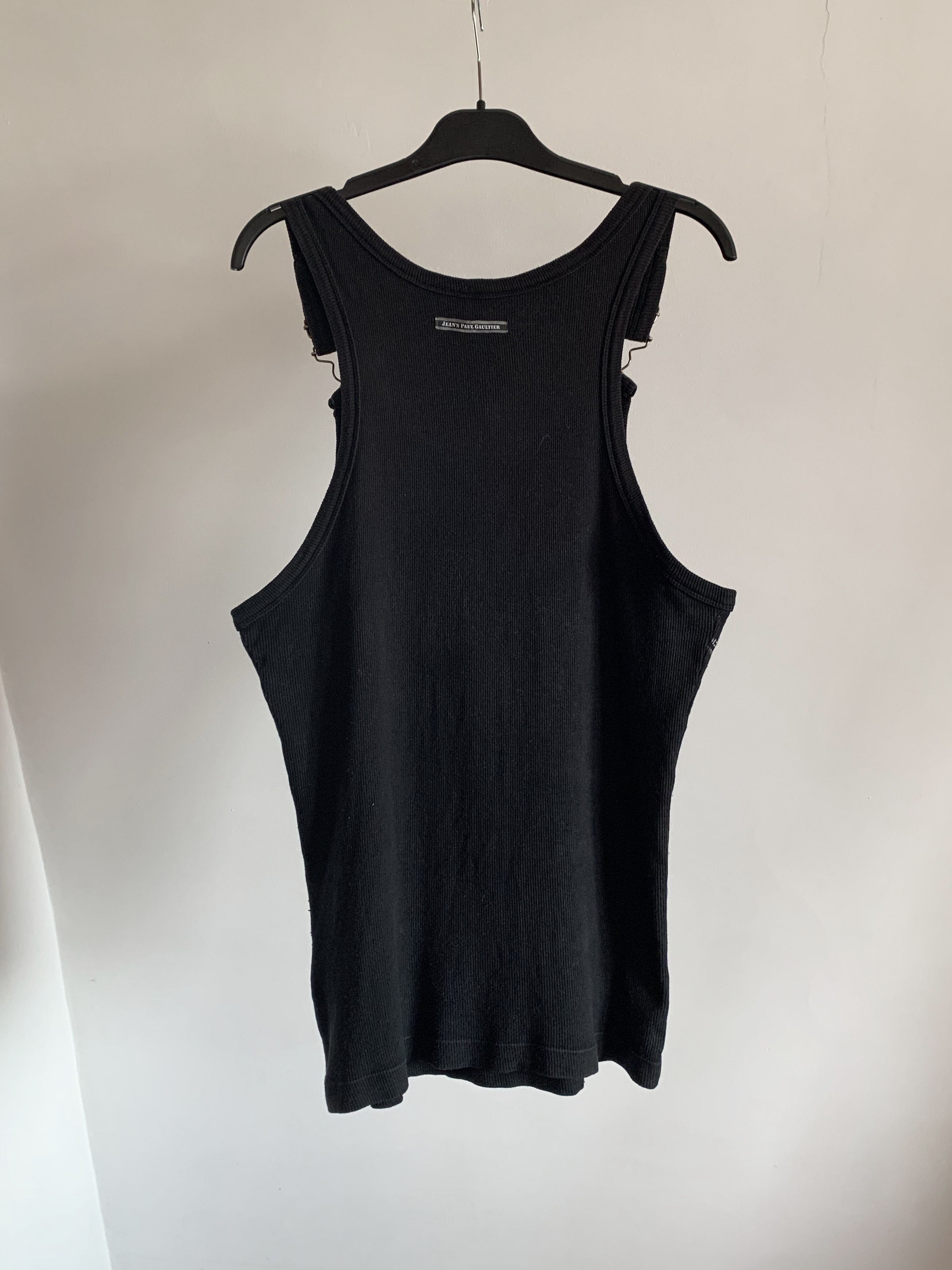 Jean Paul Gaultier Rare Suspender Tank Top Unisex Size US L / EU 52-54 / 3 - 2 Thumbnail