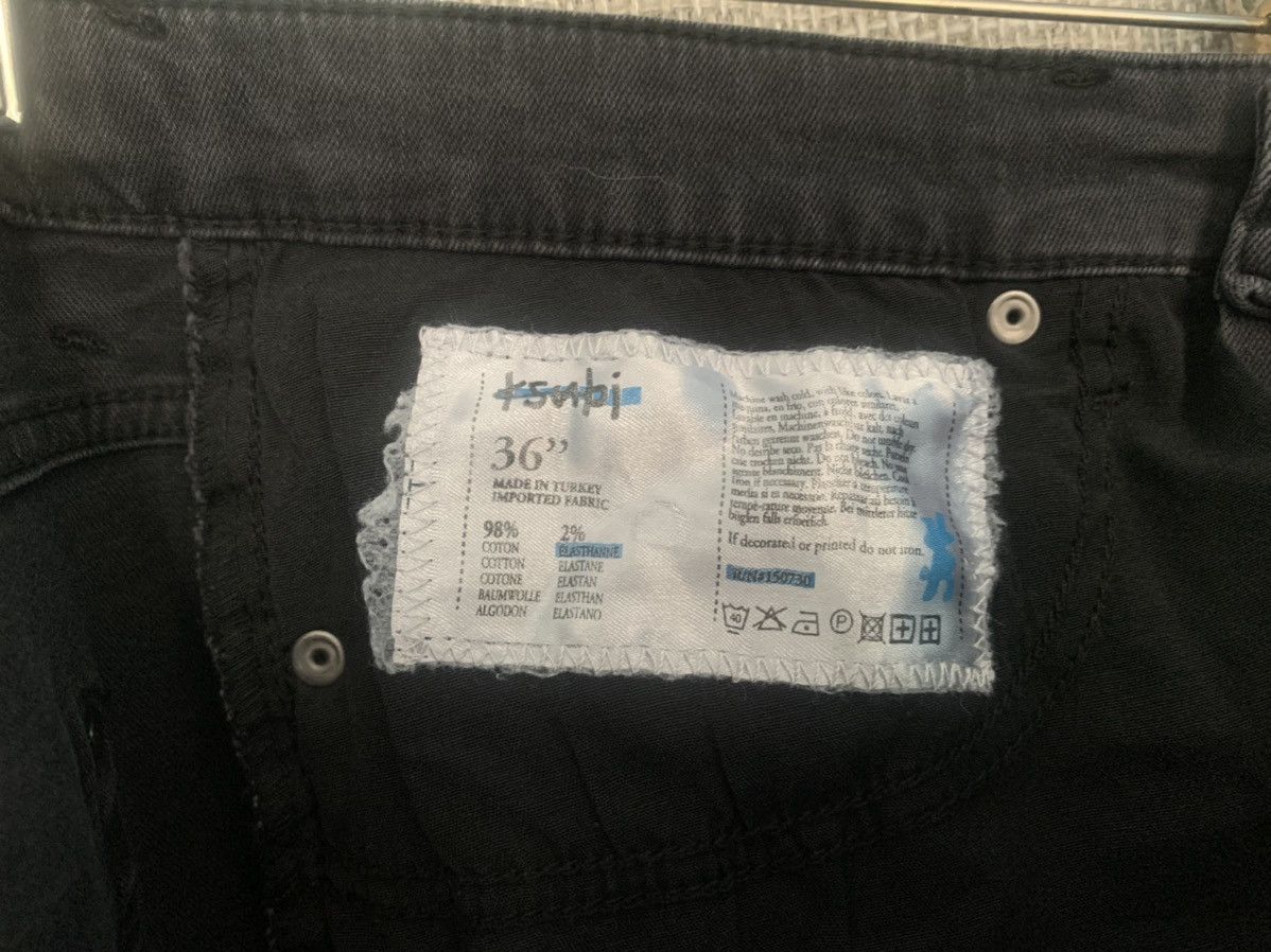 Ksubi Ksubi Van Winkle Dusted Black Trashed Distressed Crash Denim Size US 36 / EU 52 - 2 Thumbnail