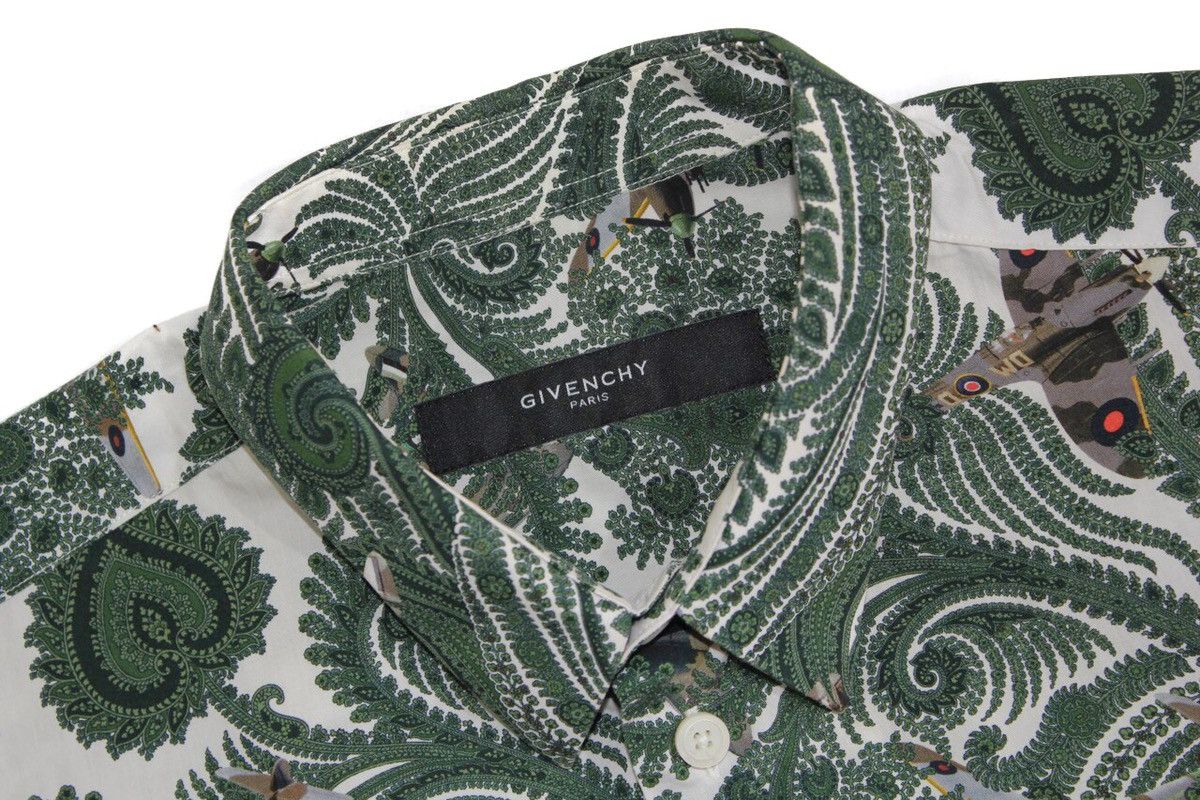 Givenchy Givenchy cotton airplane printed shirt Size US S / EU 44-46 / 1 - 5 Thumbnail