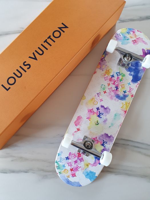 Louis Vuitton x Virgil Abloh Watercolor Skateboard
