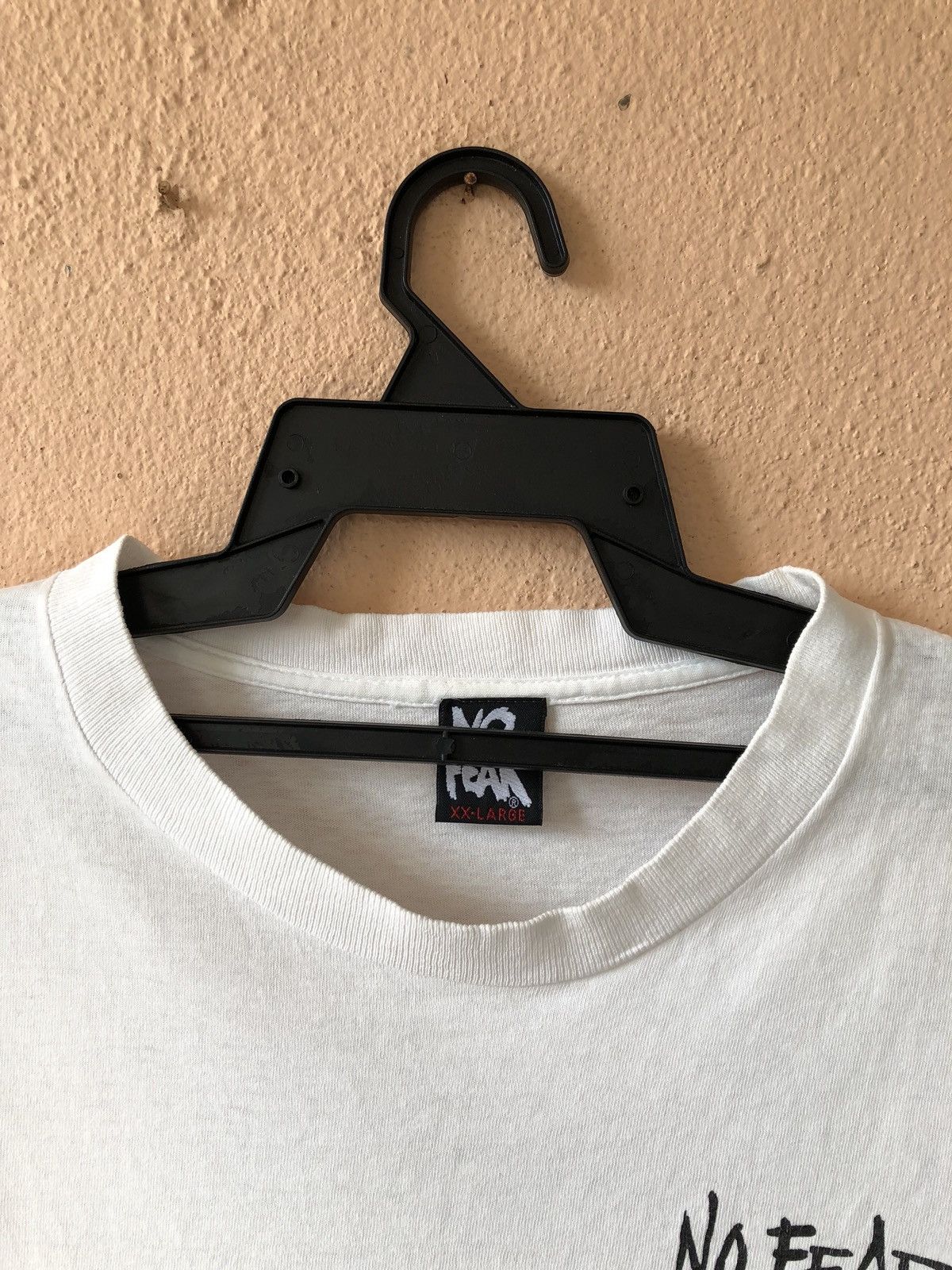 No Fear × Vintage Vintage 90s NO FEAR Dangerous Sport Gear Streetwear Tee Size US XXL / EU 58 / 5 - 7 Thumbnail