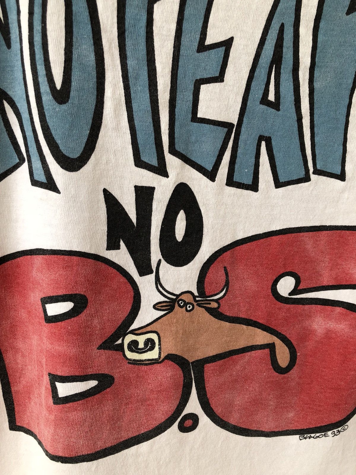 No Fear × Vintage Vintage 90s NO FEAR Dangerous Sport Gear Streetwear Tee Size US XXL / EU 58 / 5 - 3 Thumbnail